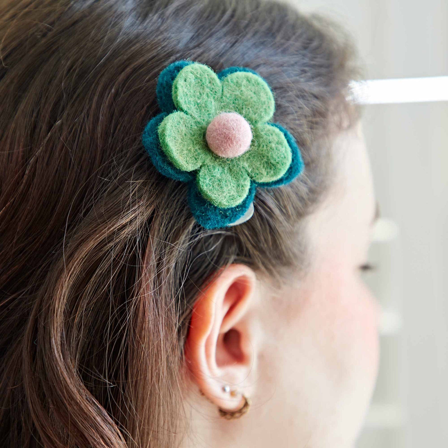 Felt hairslide (sold singly)