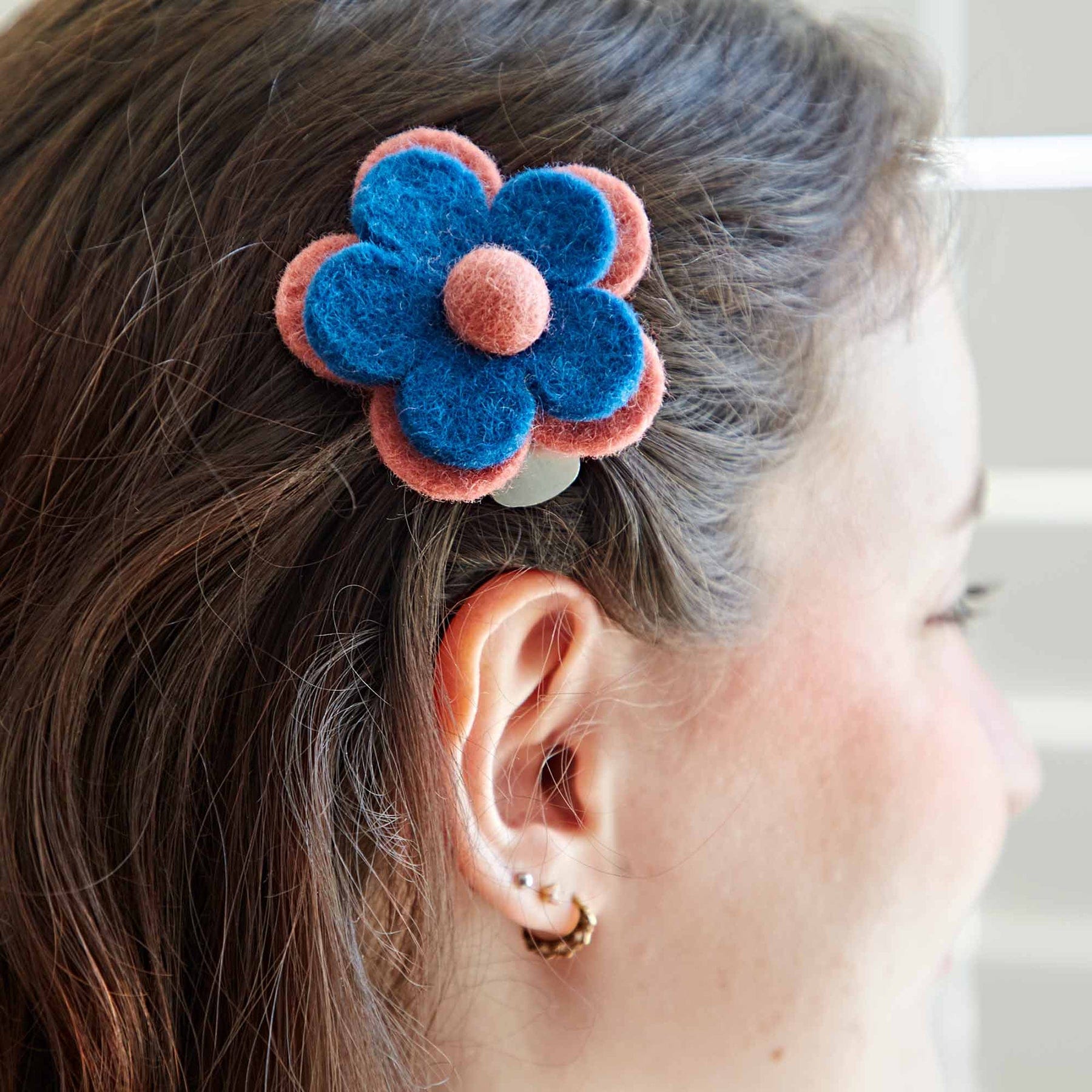 Felt hairslide (sold singly)