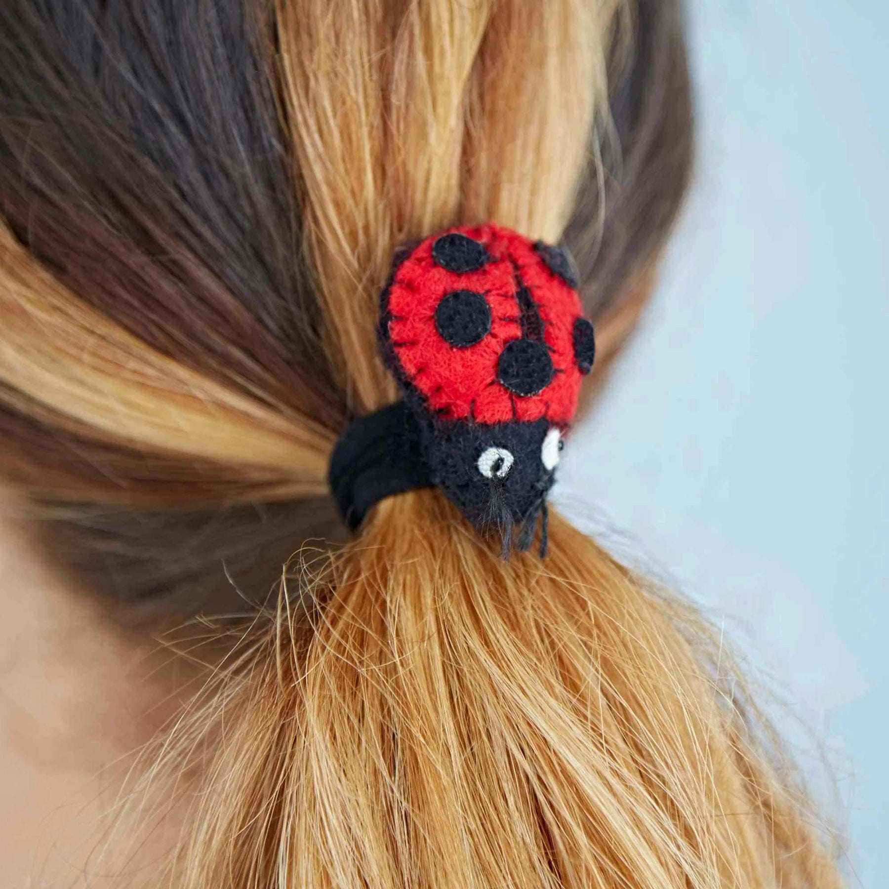 Felt ladybird hairband