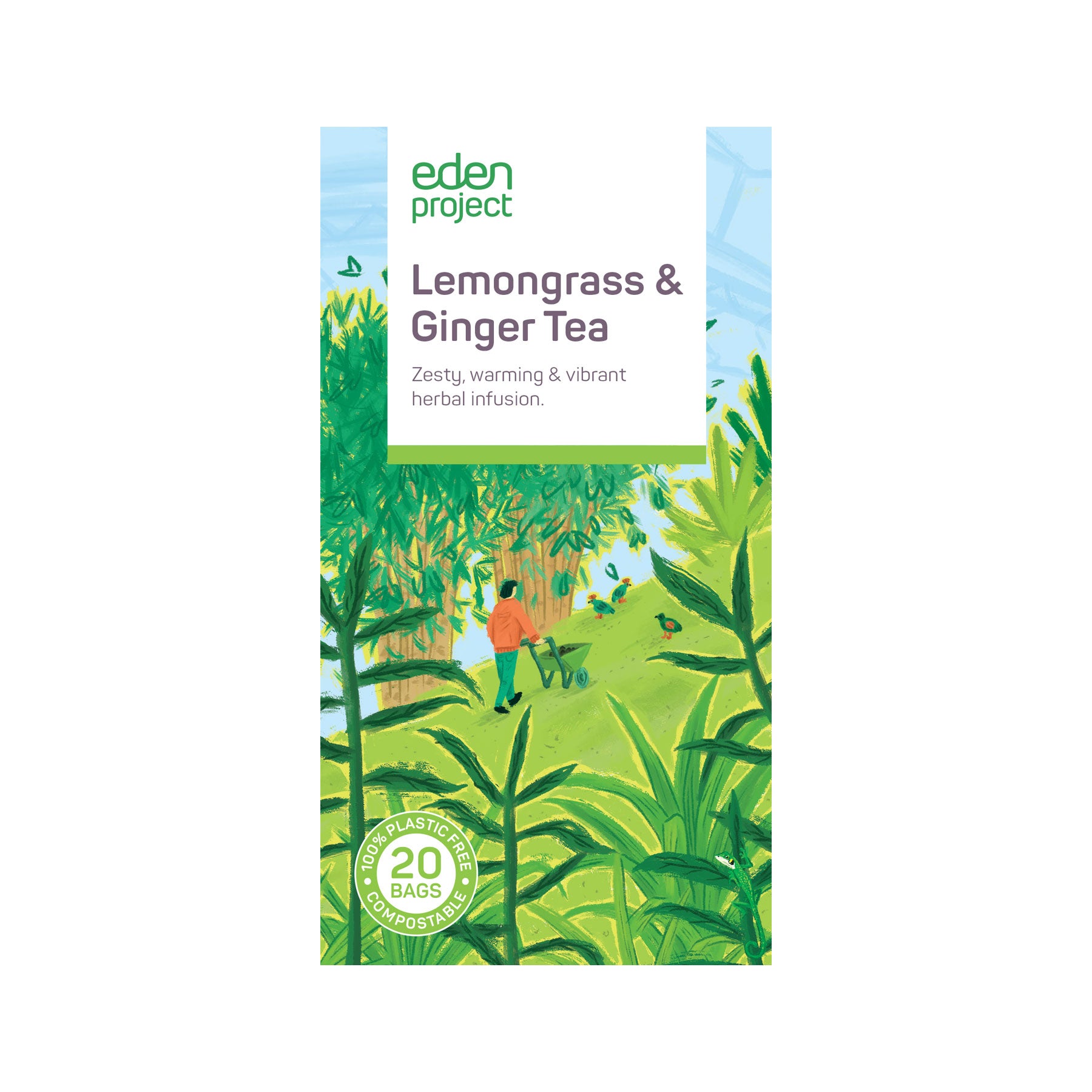 Lemongrass & ginger tea 35g