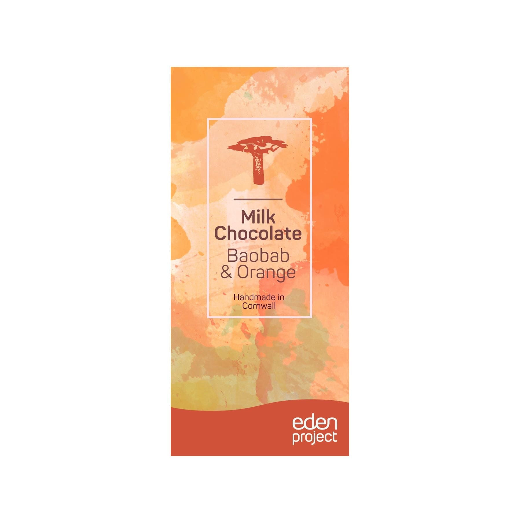 Milk chocolate with baobab & orange 100g