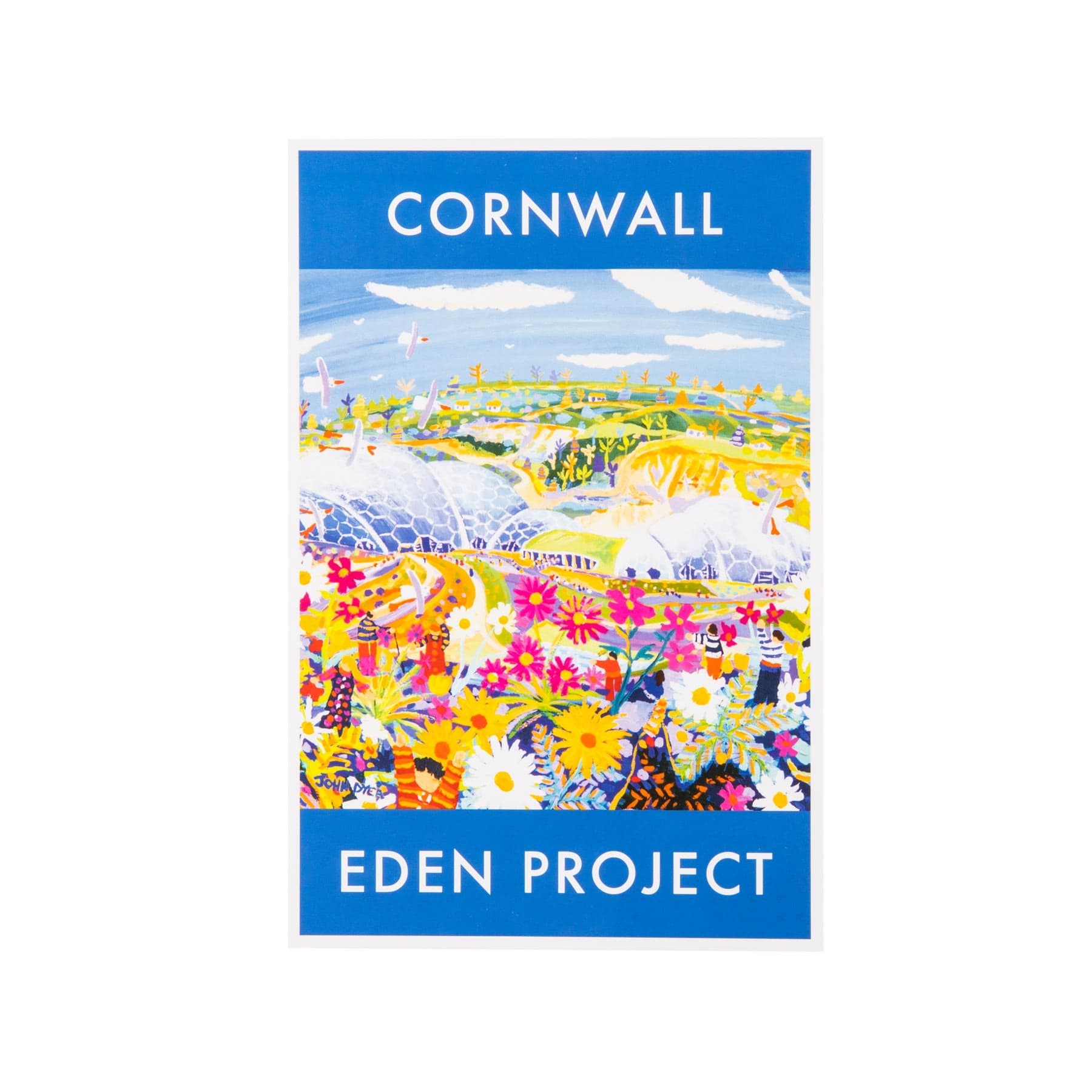 Eden Project wild cornwall postcard