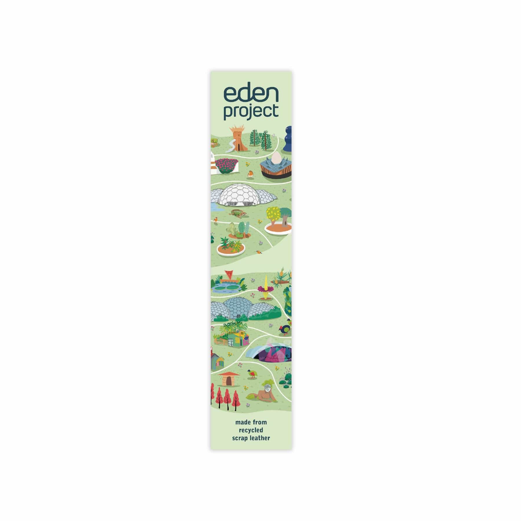 Eden scene leather bookmark