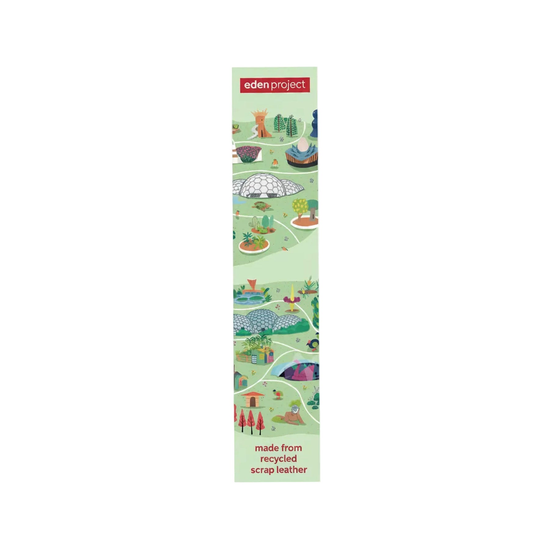 Eden scene leather bookmark