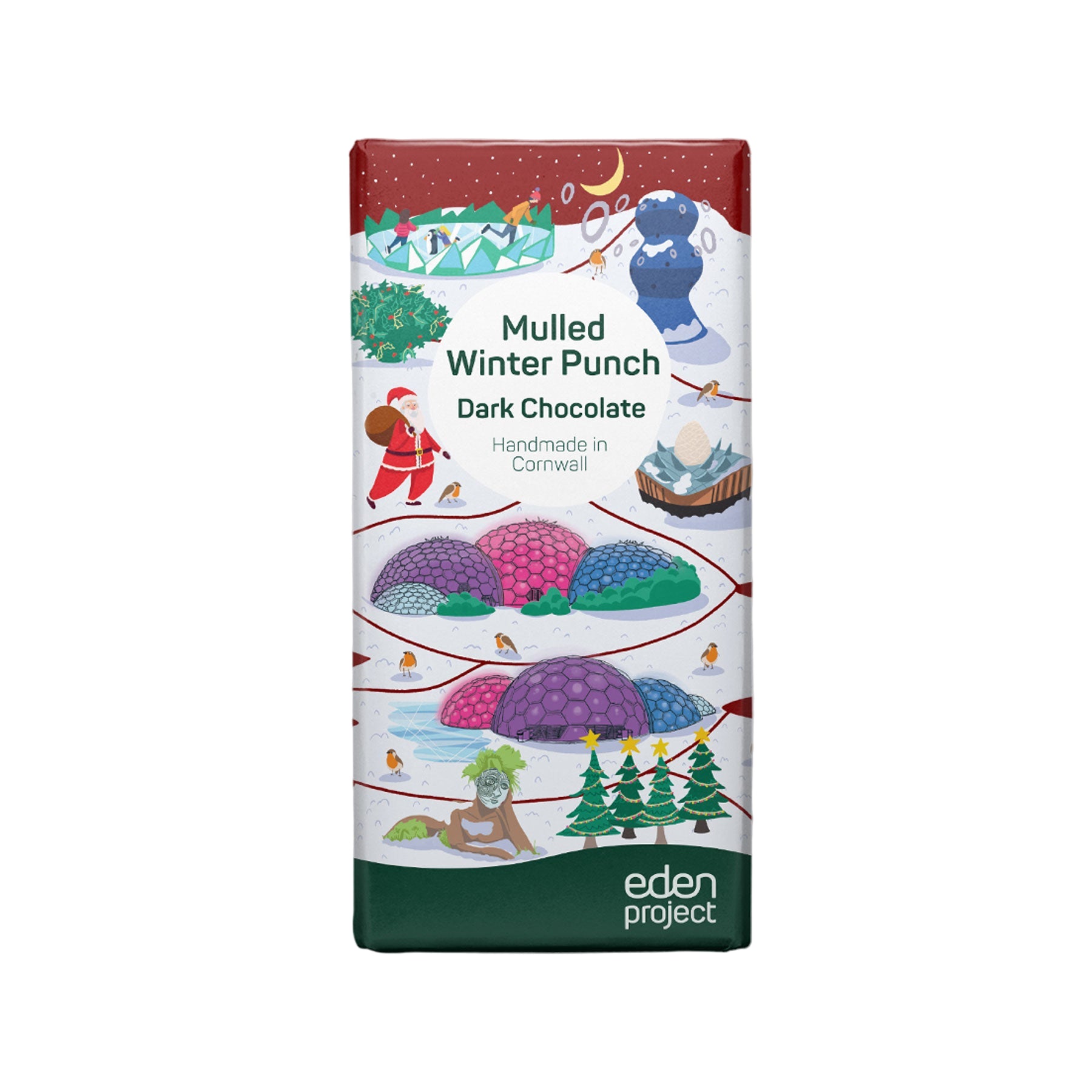 Mulled winter punch dark chocolate bar 100g