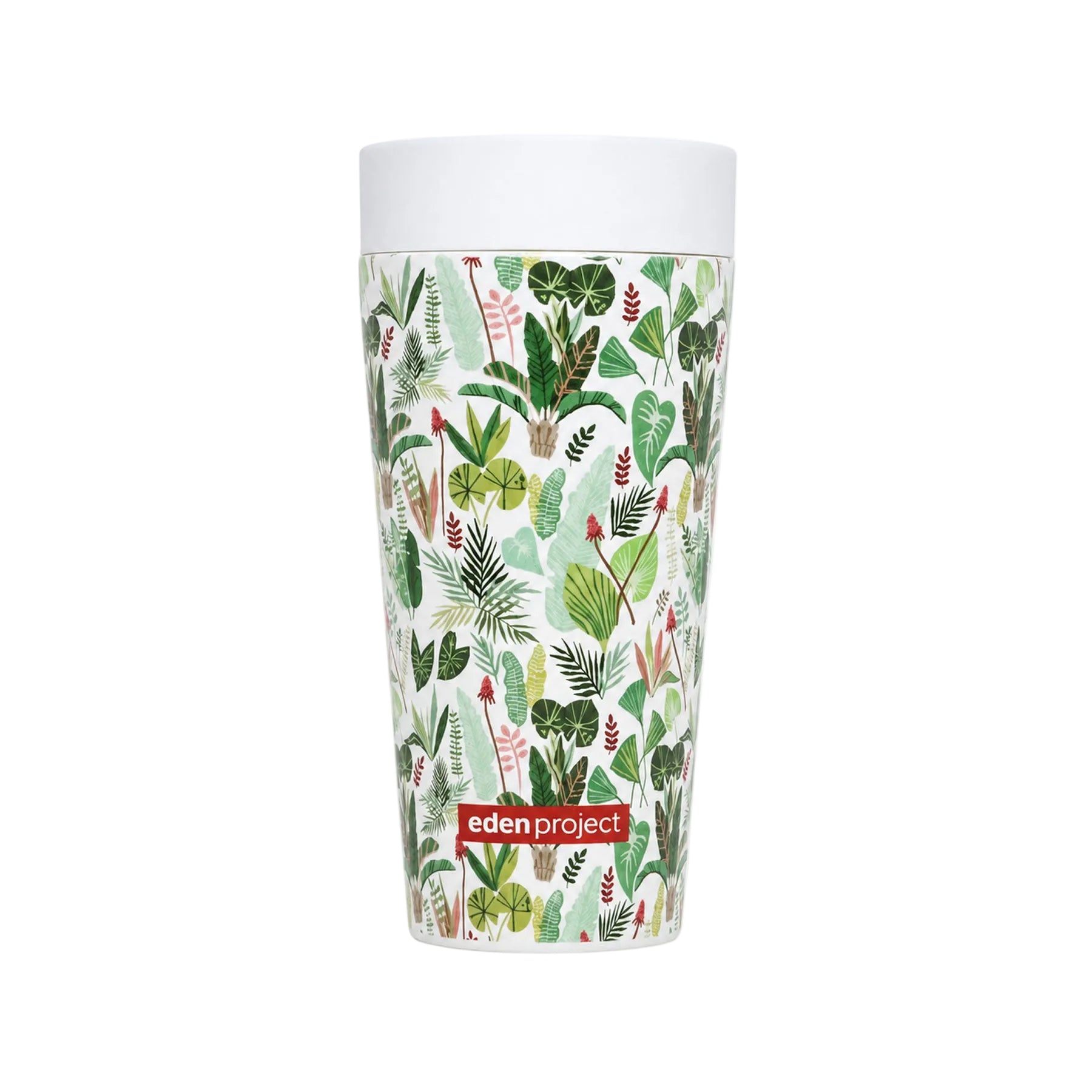 Rainforest print stainless steel cup 340ml (12oz)