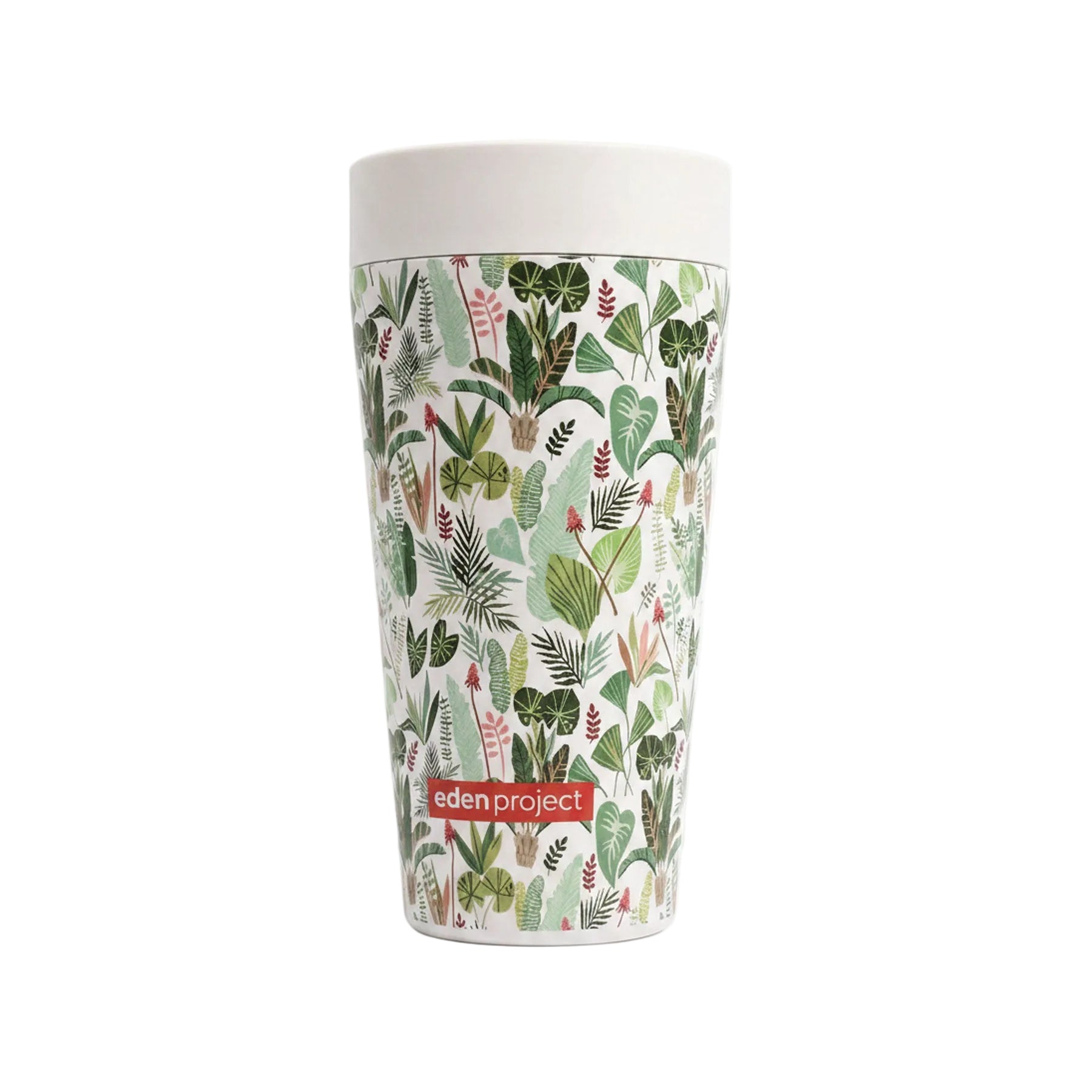 Rainforest print stainless steel cup 340ml (12oz)