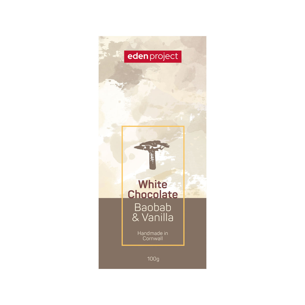 White chocolate with baobab & vanilla 100g