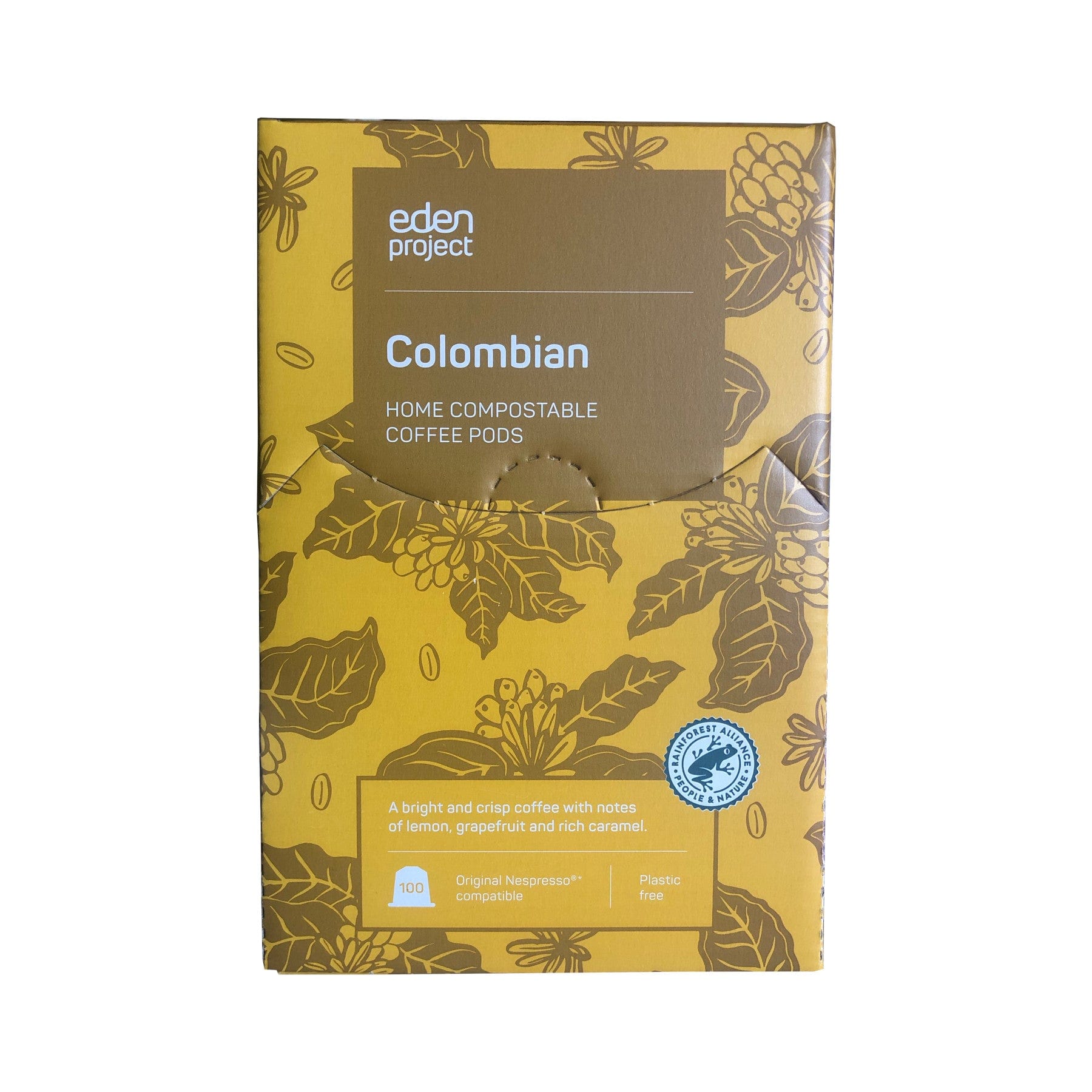 100 Colombian compostable coffee capsules