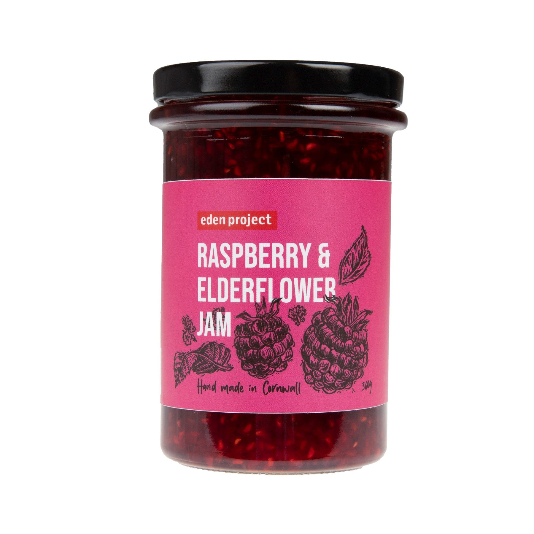 Raspberry & elderflower jam 360g