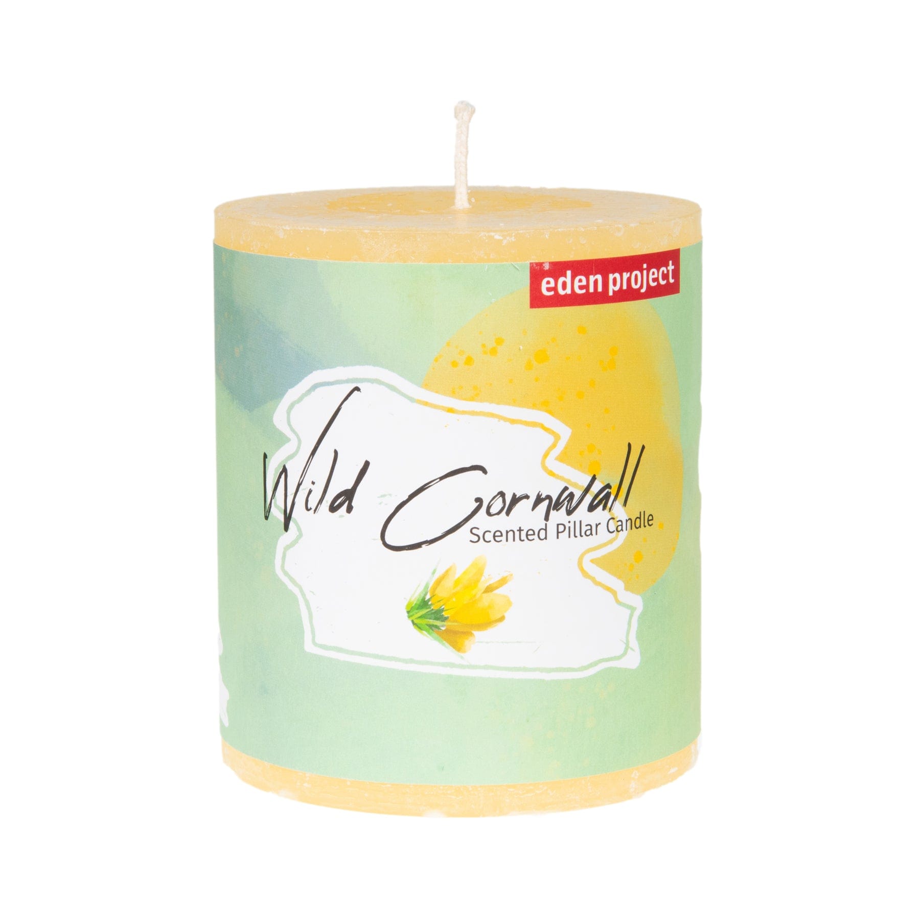 Wild Cornwall scented pillar candle