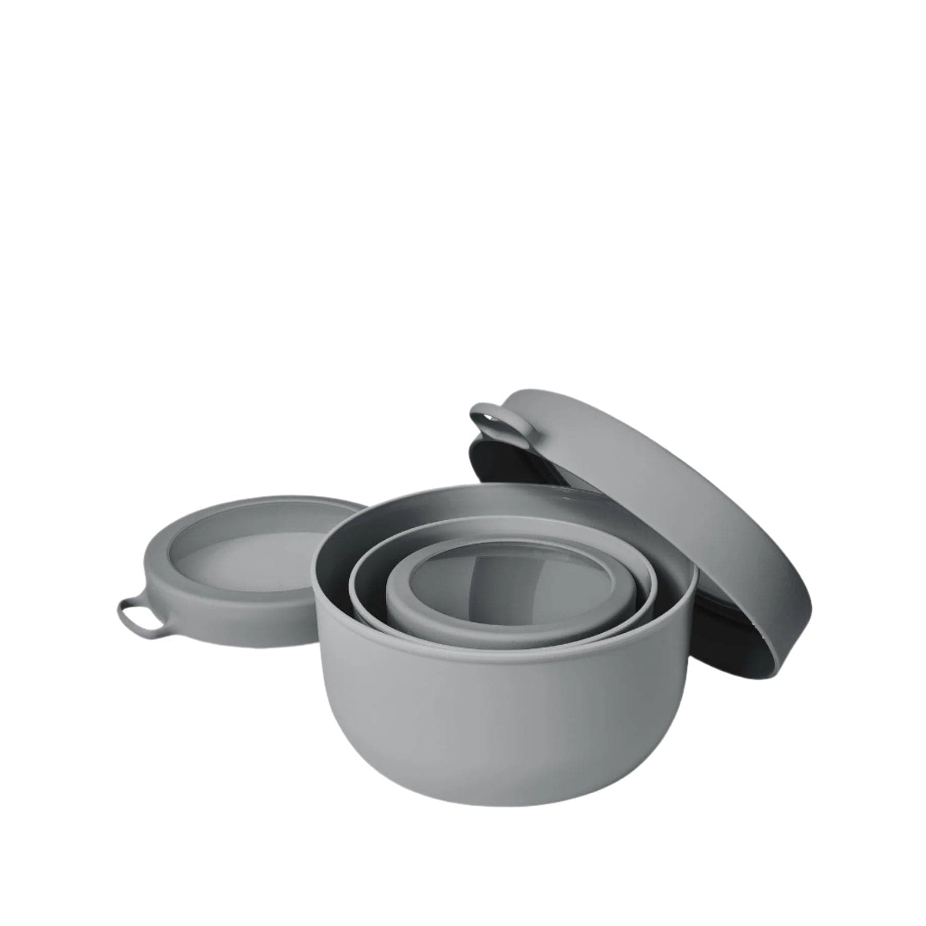 Set of 3 bowls charcoal