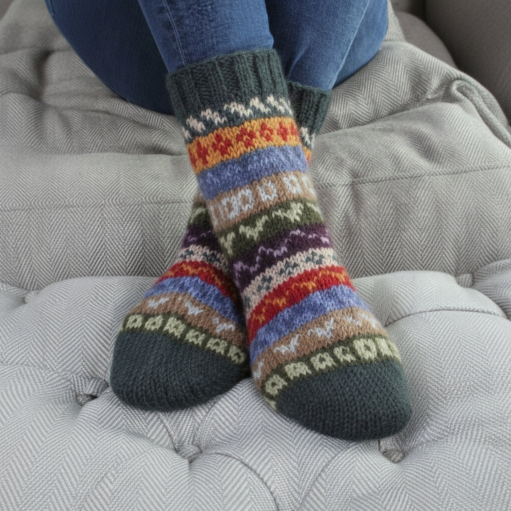 Womens elveden sofa socks