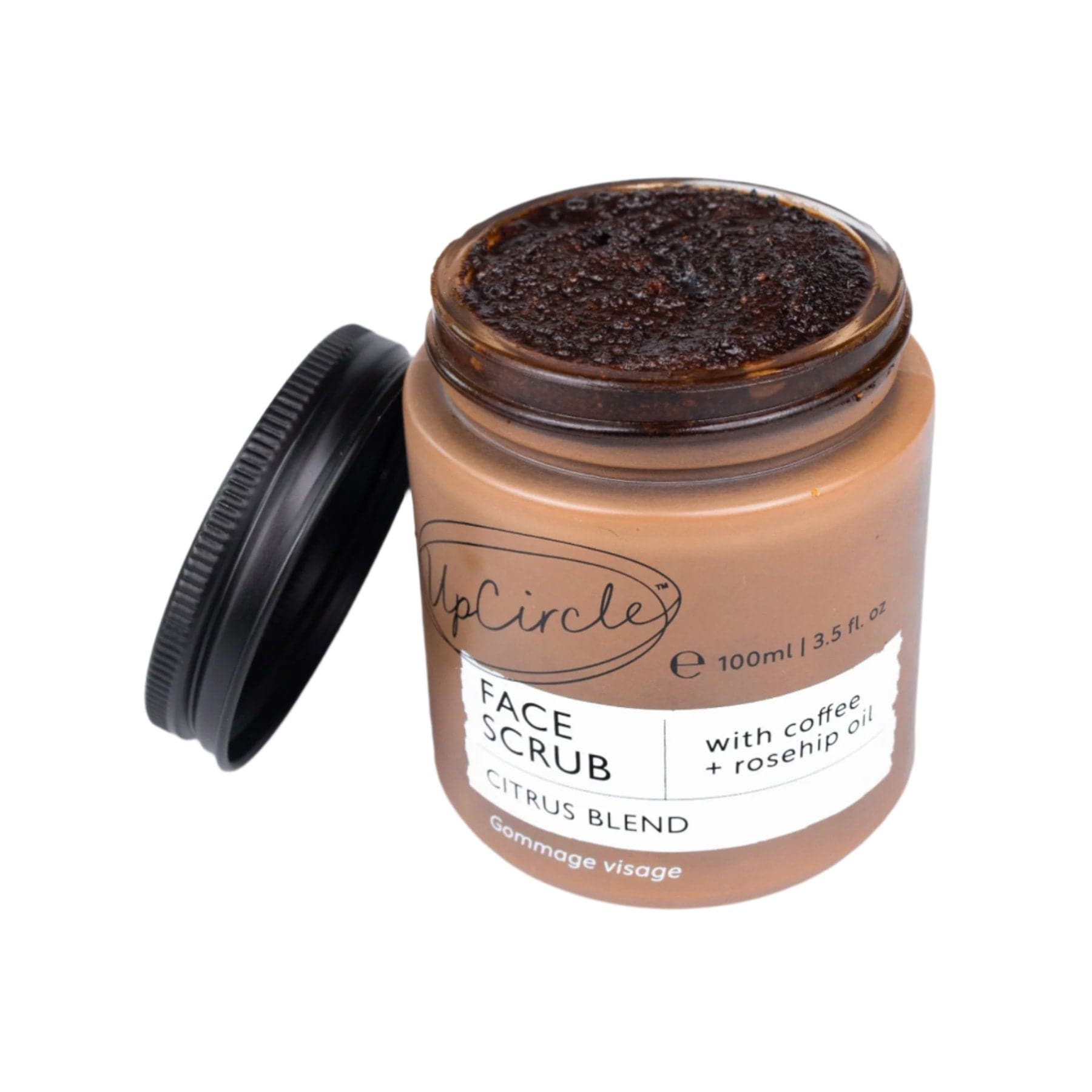 Face scrub with coffee & rosehip - citrus