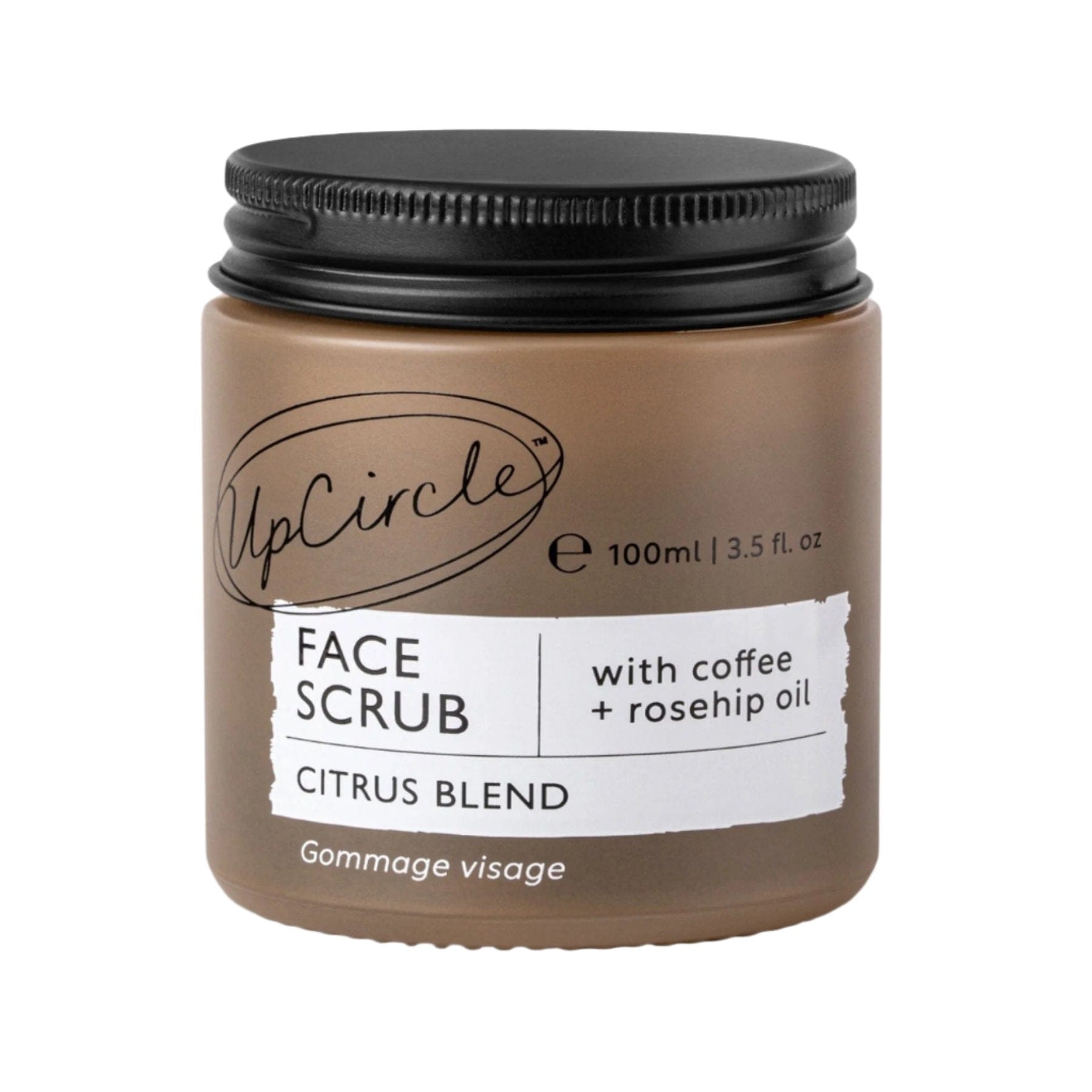 Face scrub with coffee & rosehip - citrus