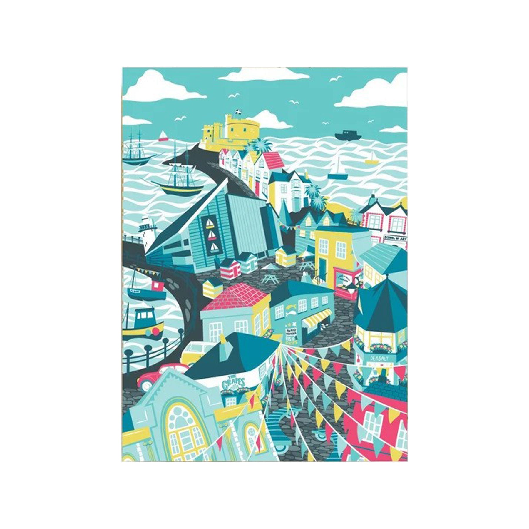 Falmouth greetings card