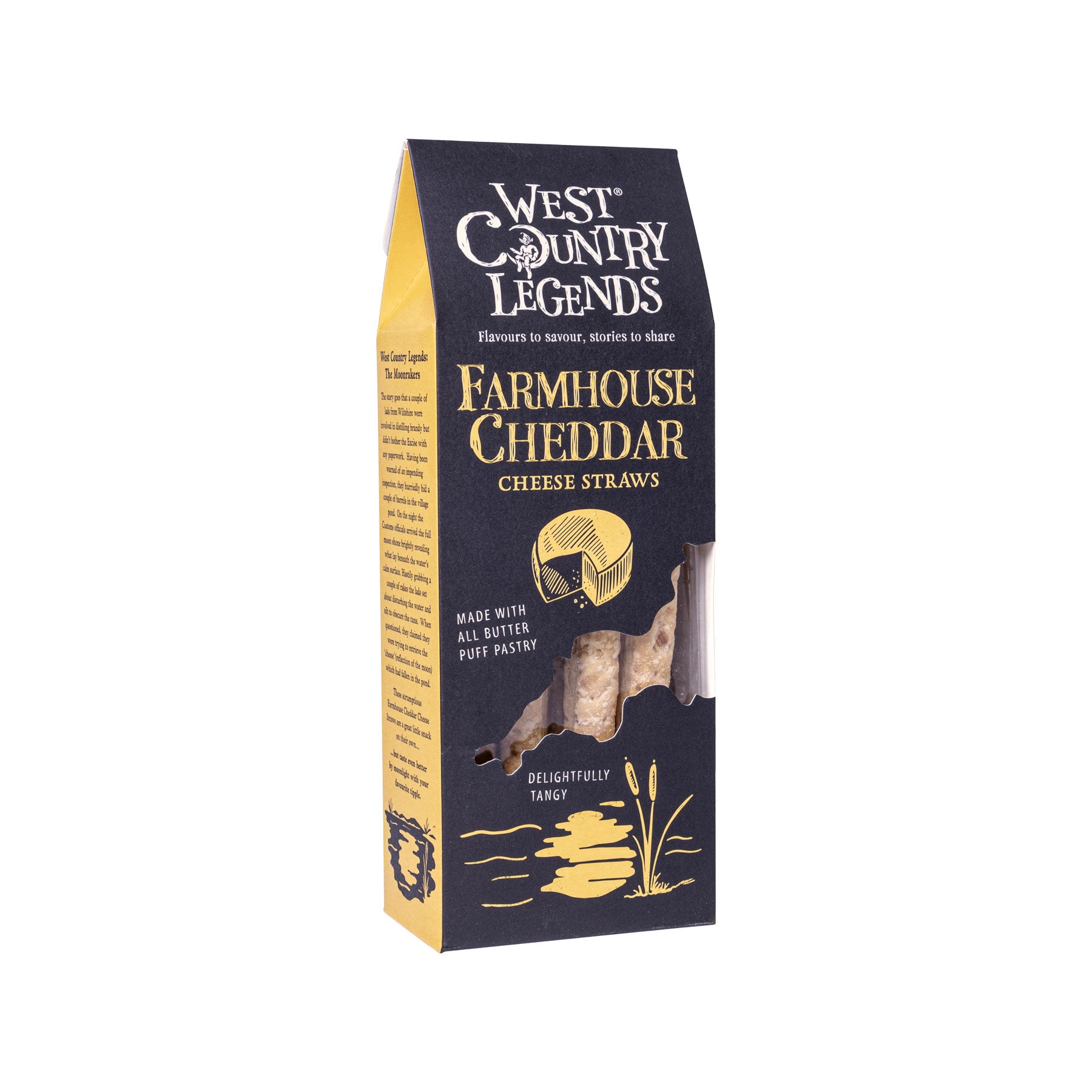 Farmhouse cheddar cheese straws 100g
