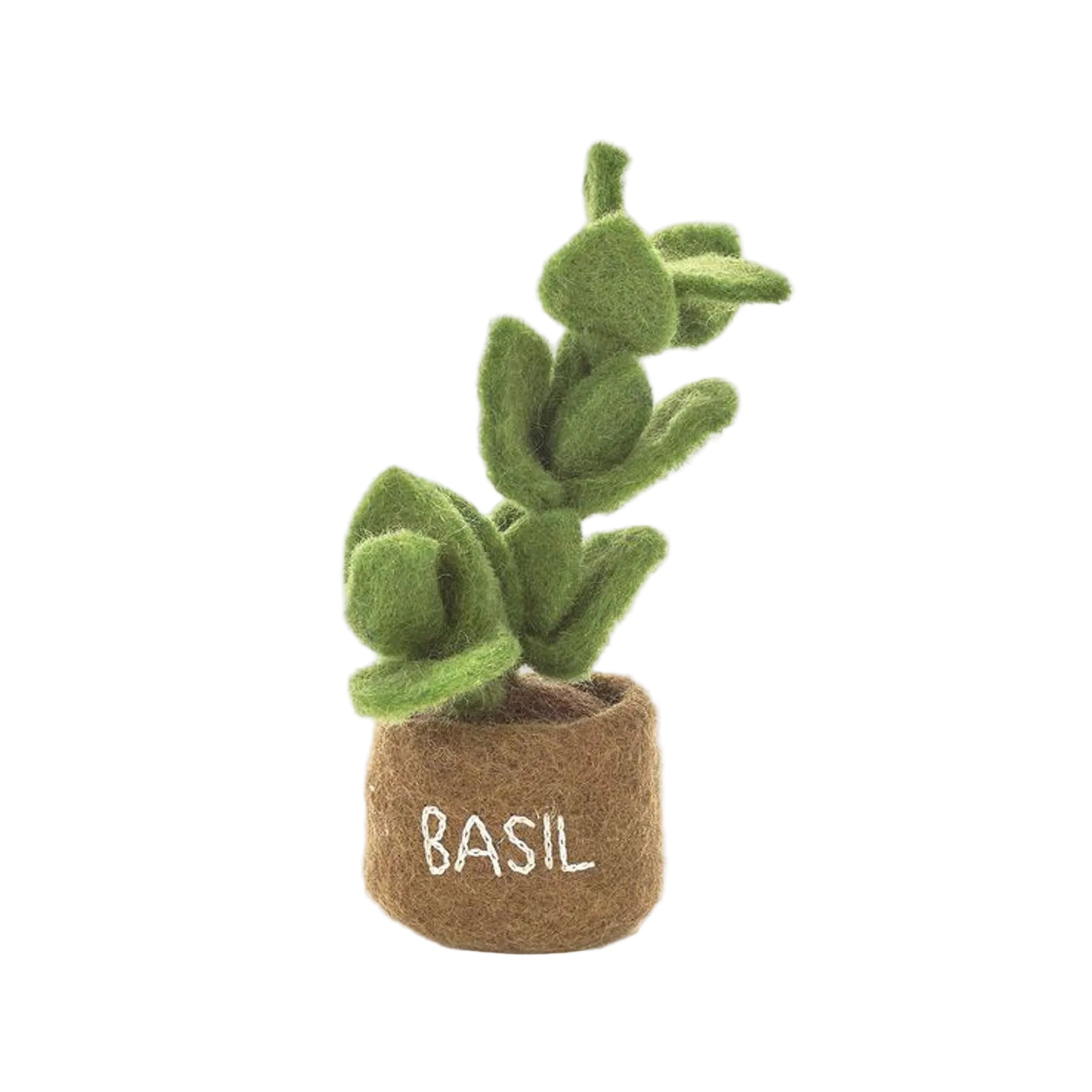 Felt potted herbs standing decoration