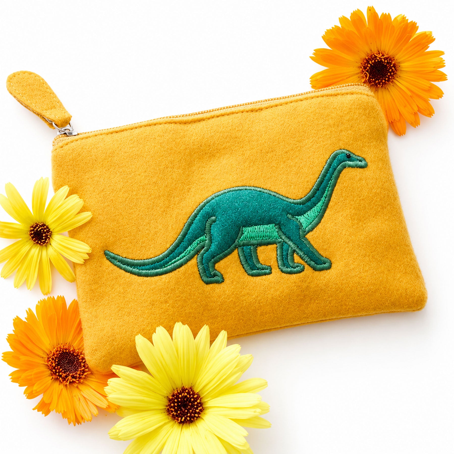 Felt dinosaur purse