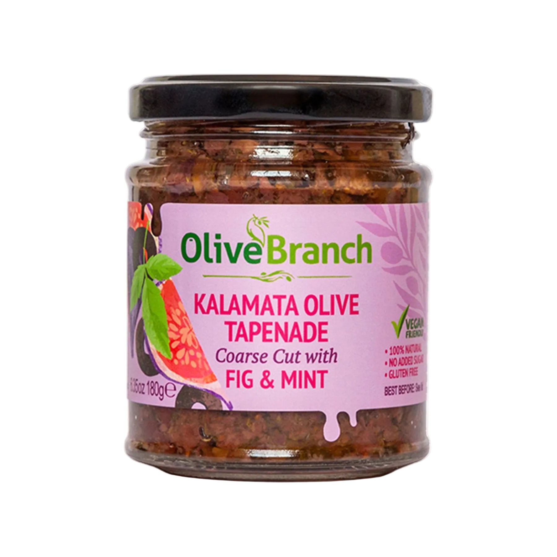 Kalamata olive tapenade with fig & mint 180g