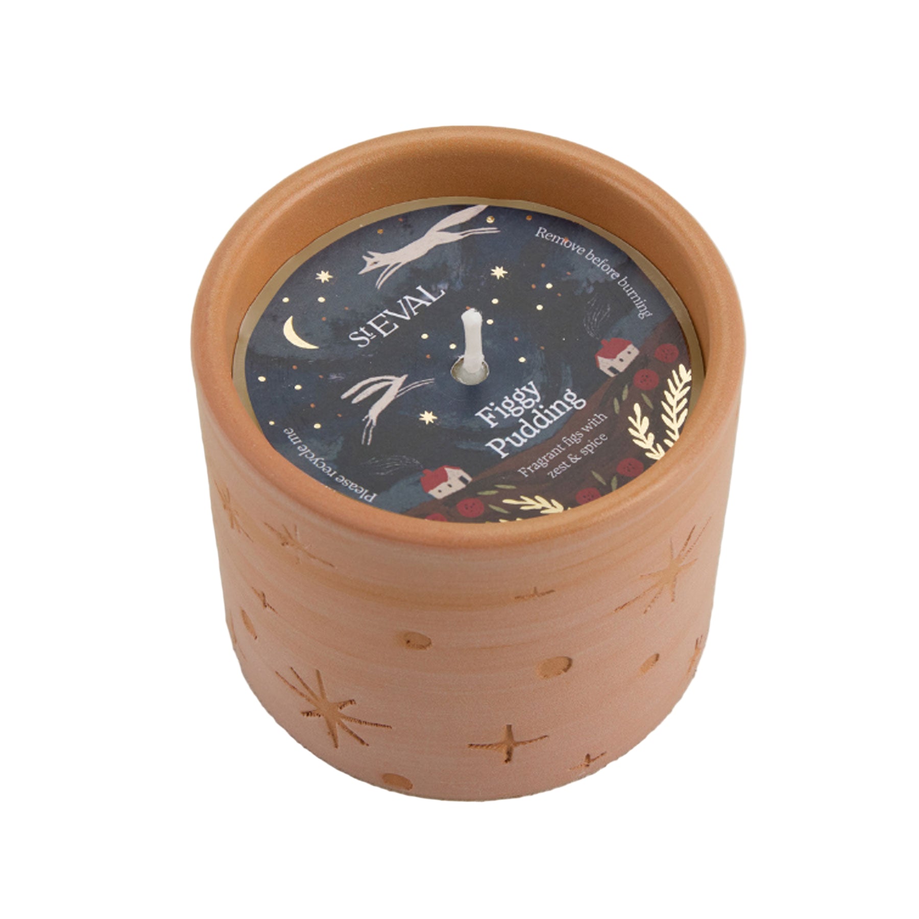 Figgy pudding star gazy pot