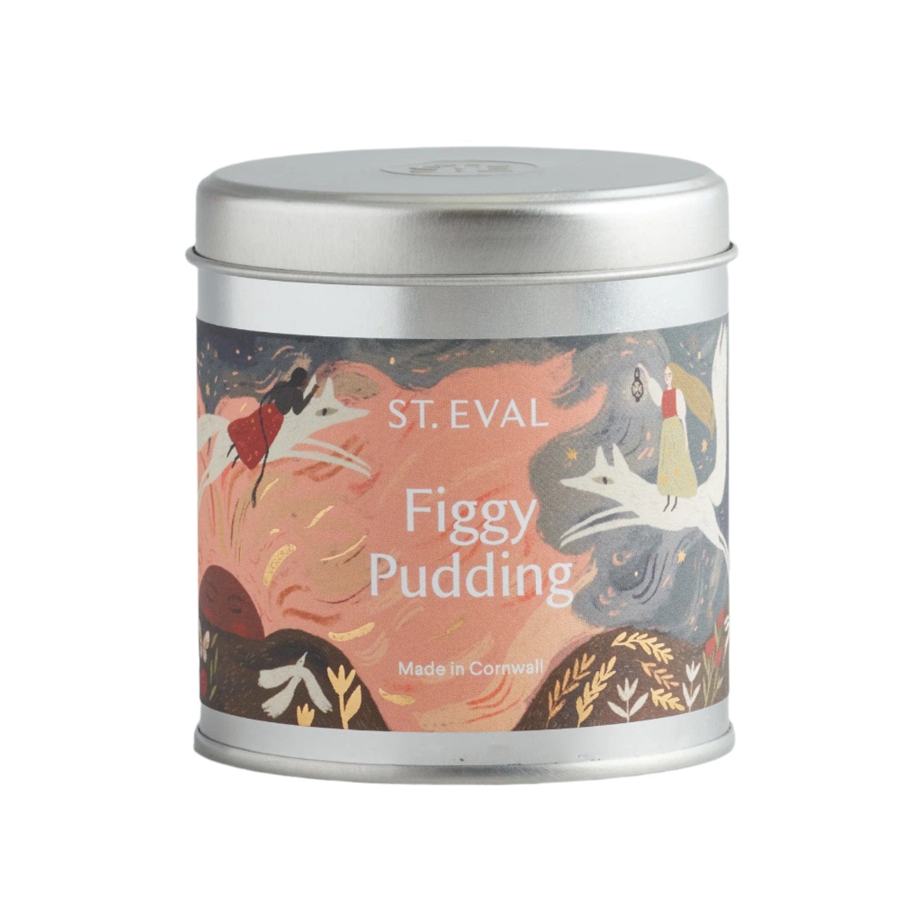 Figgy pudding scented tin candle