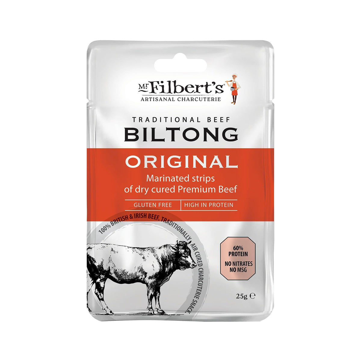 Filbert's original biltong 25g
