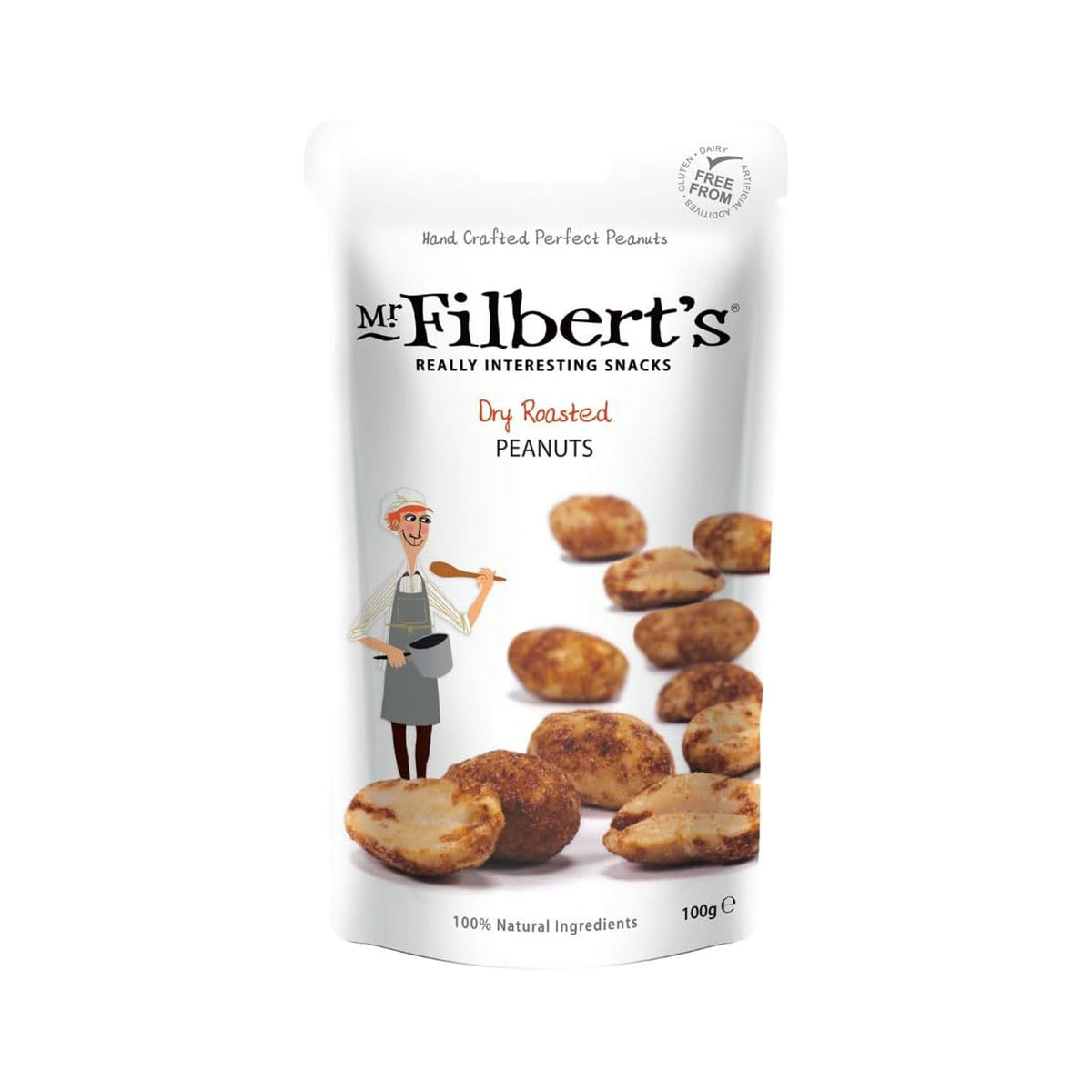 Filbert's dry roasted peanuts 100g