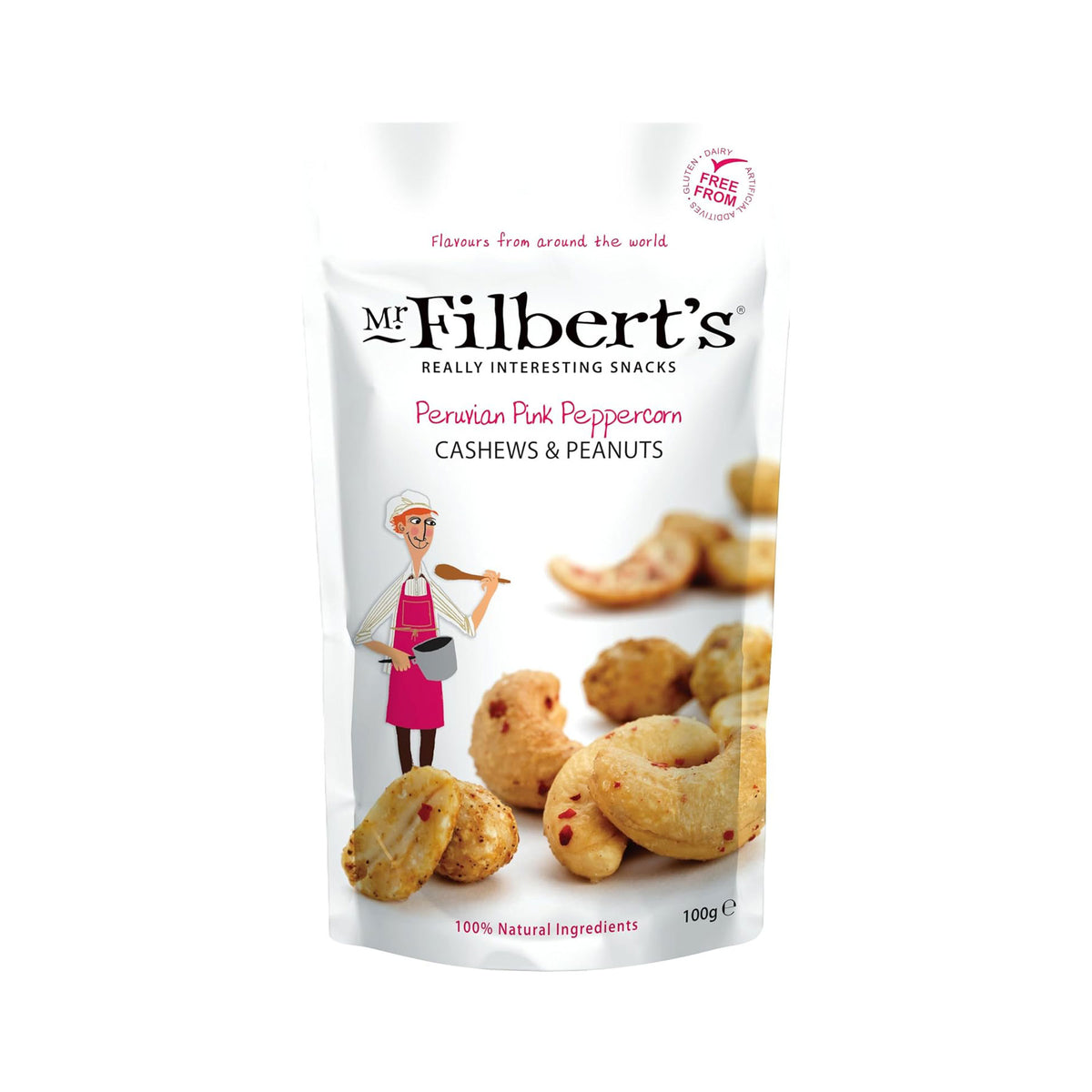 Filbert's Peru pink peppercorn cashews & peanuts 100g