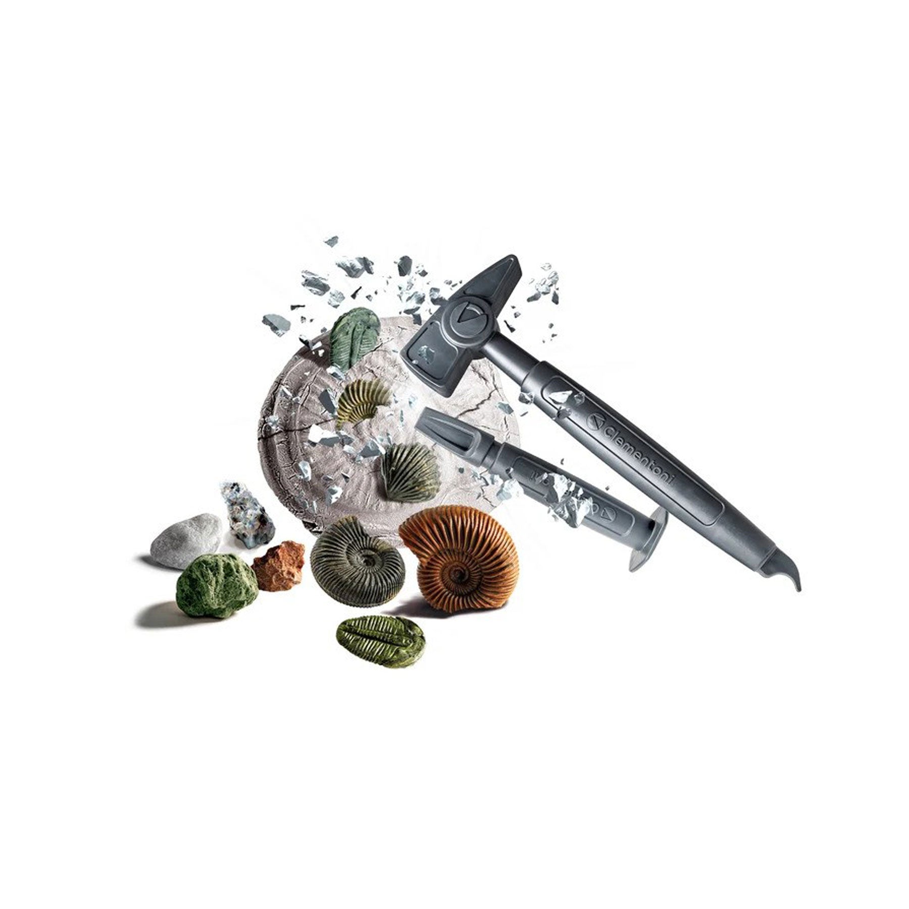 Fossils and minerals dig kit