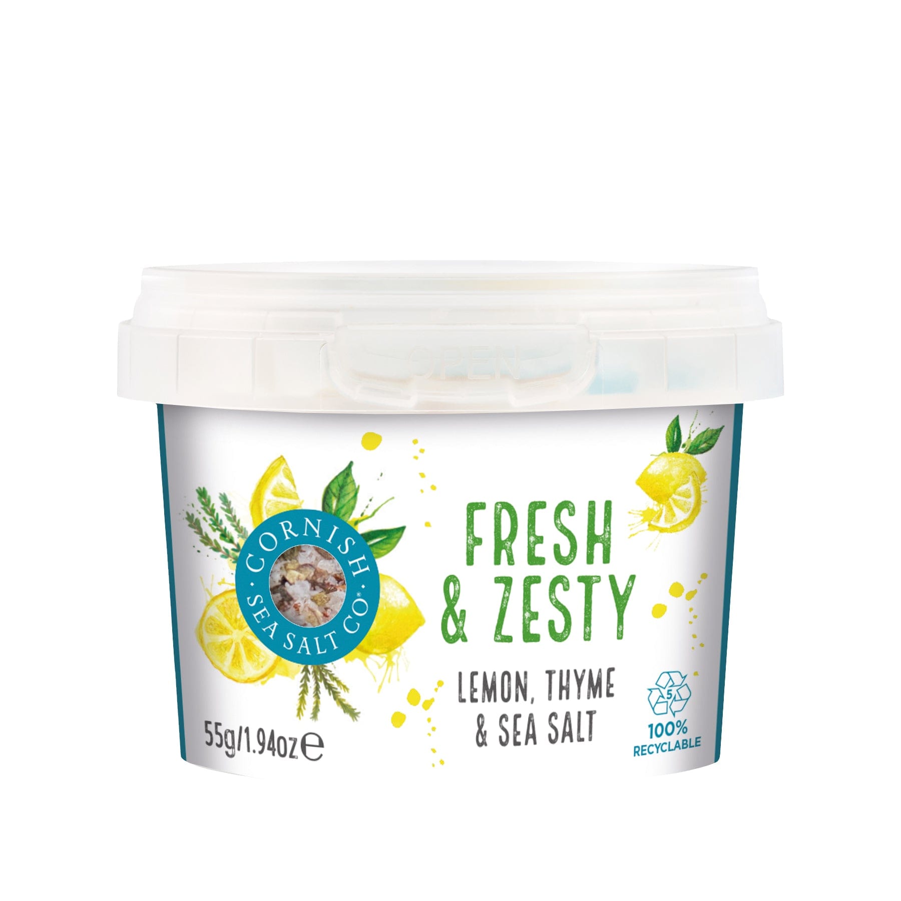 Fresh & zesty sea salt 55g