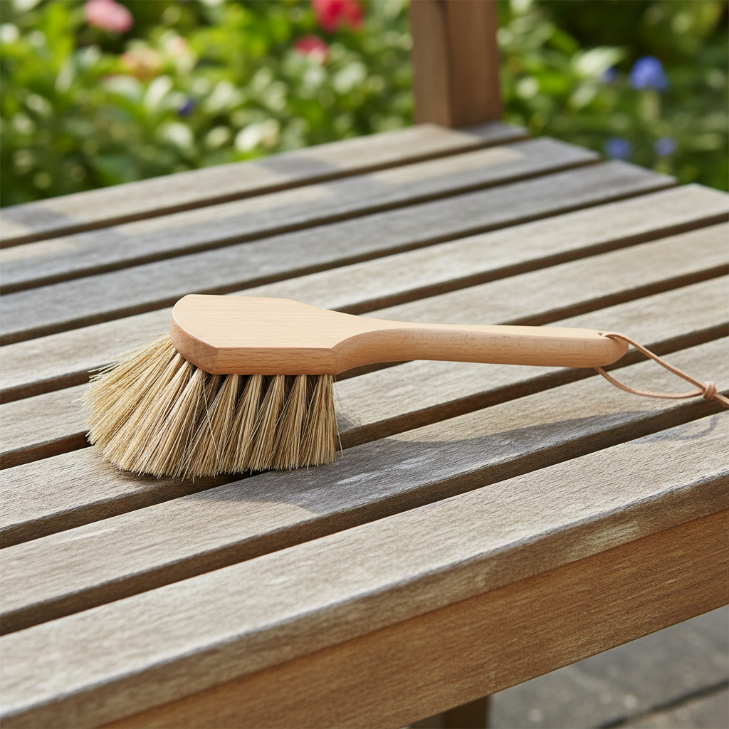 Garden furniture brush