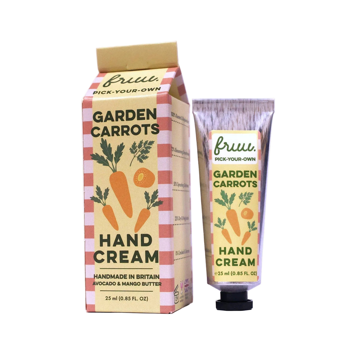 Garden carrots hand cream