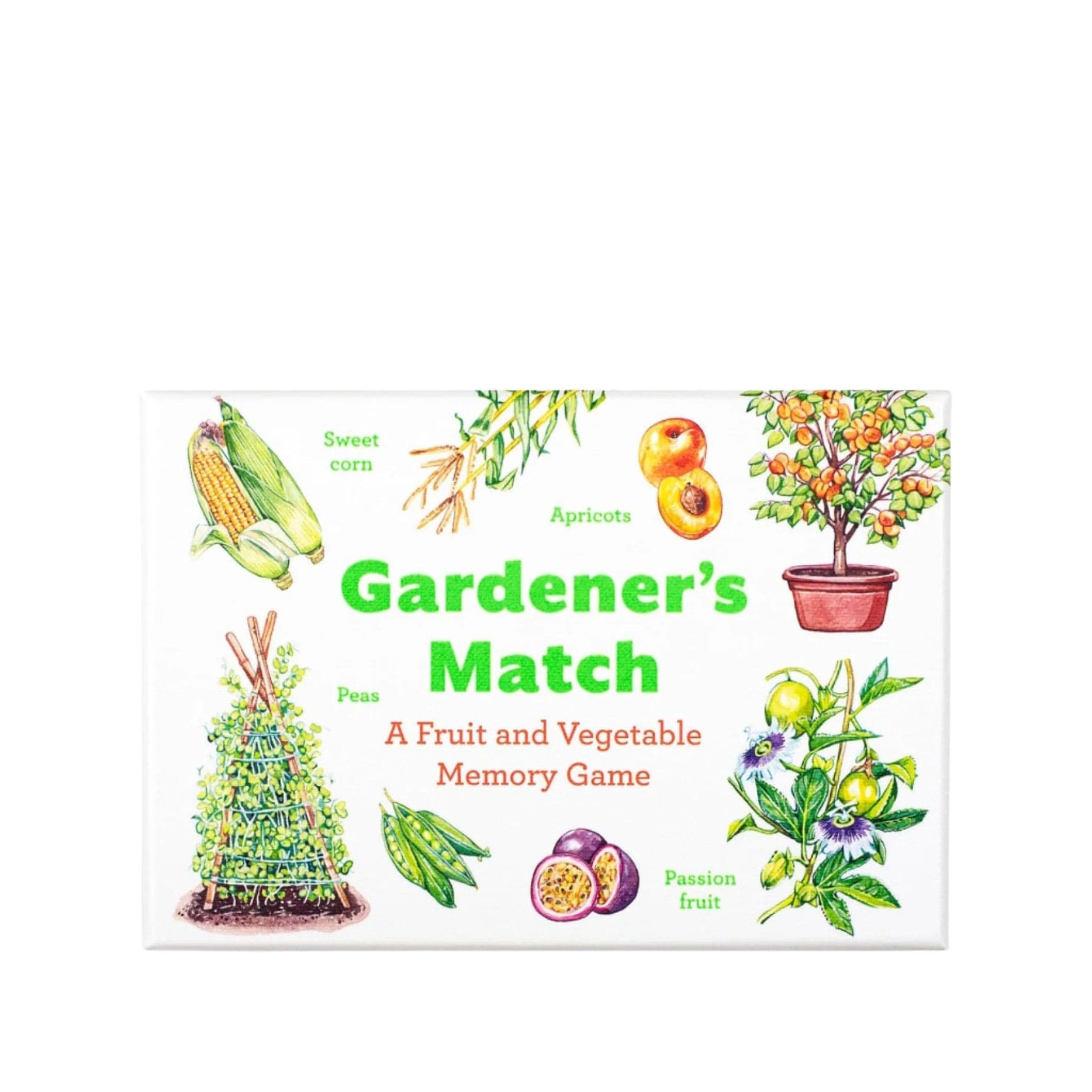 Gardener's match: a fruit and vegetable memory game