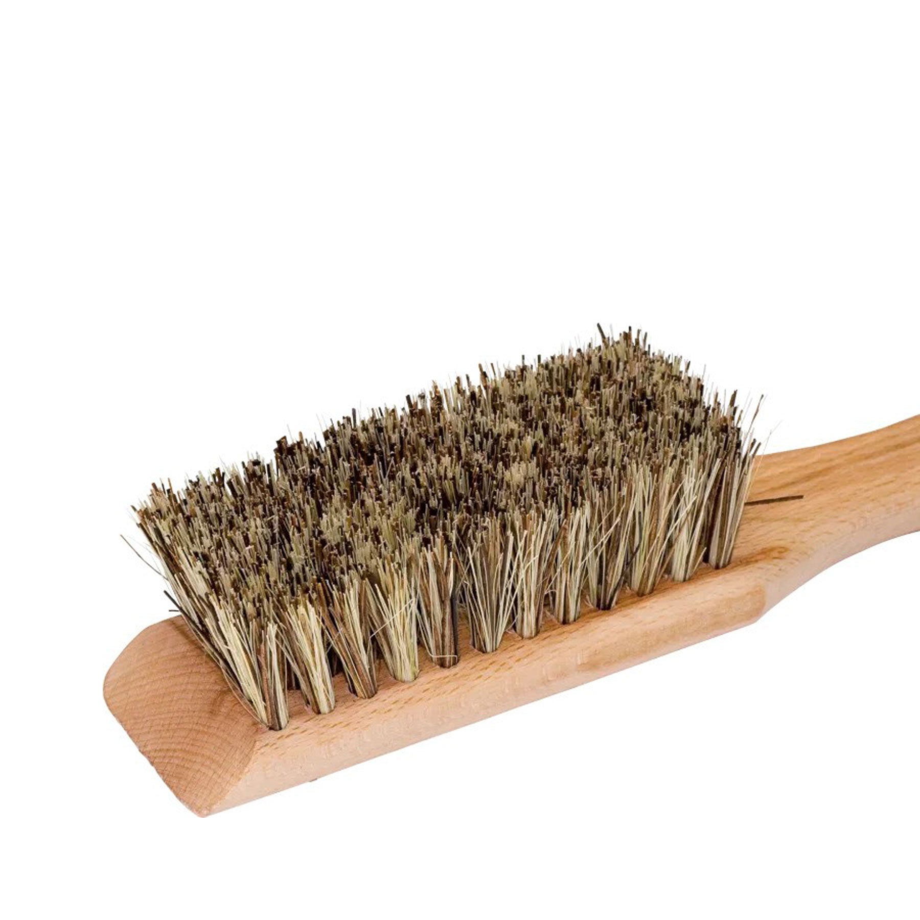 Gardening tool brush with scraper
