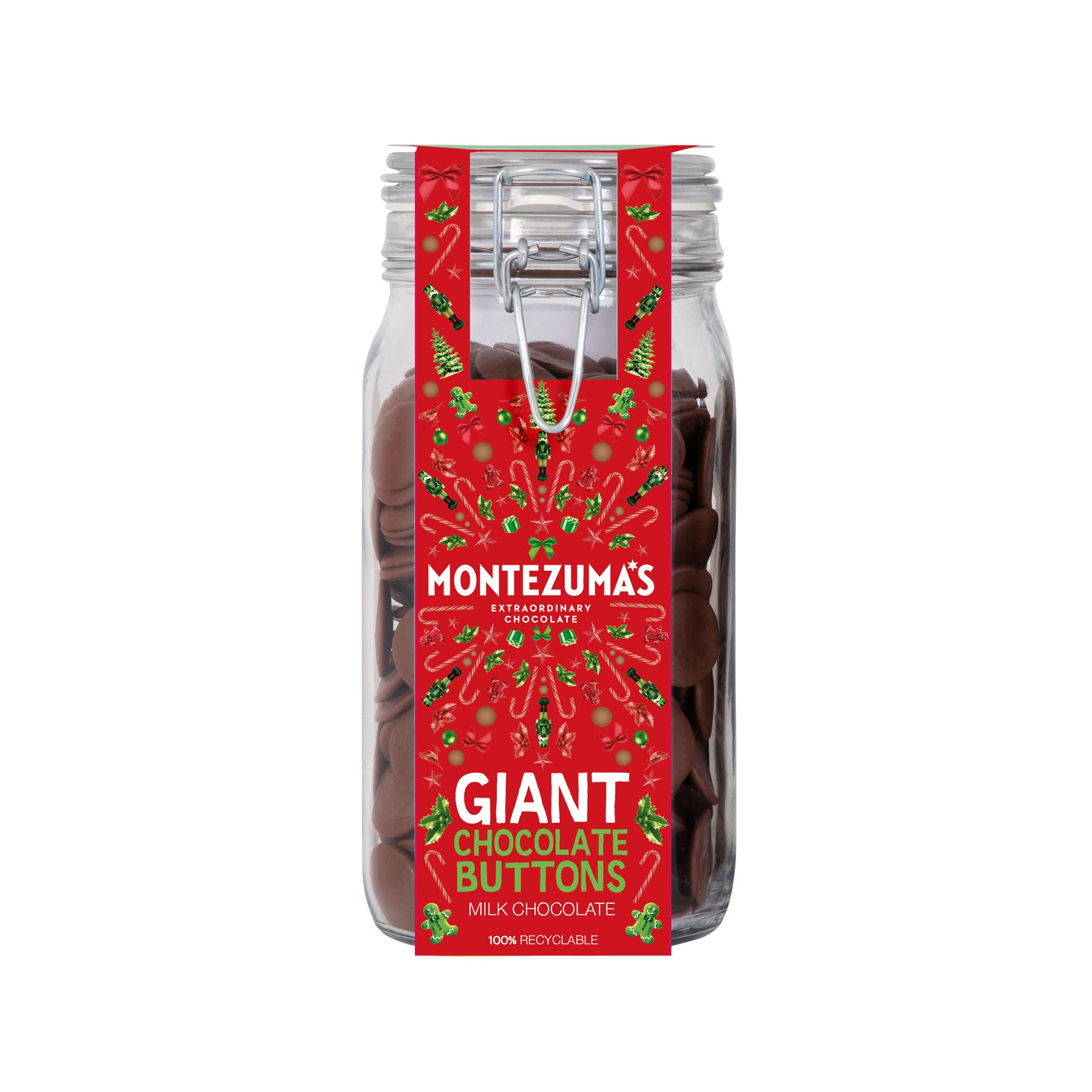 Milk chocolate giant button jar 900g