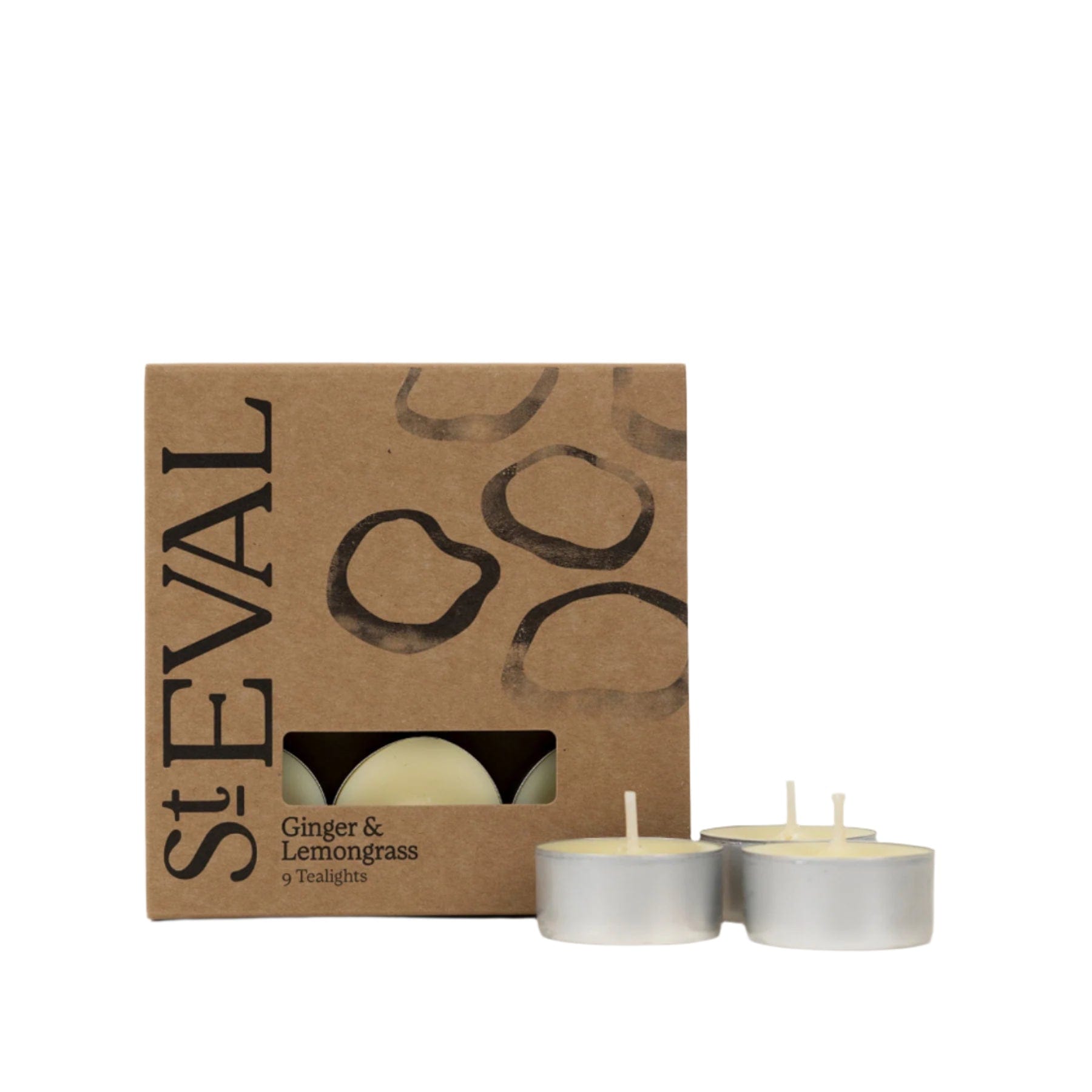 Ginger & lemongrass scented tealights