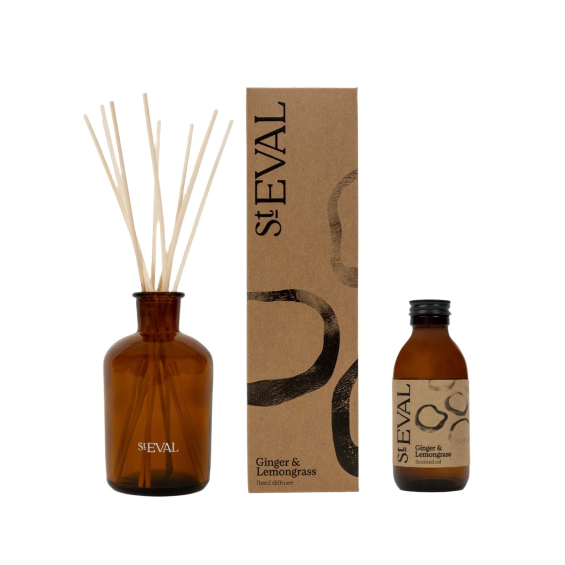 Ginger & lemongrass reed diffuser