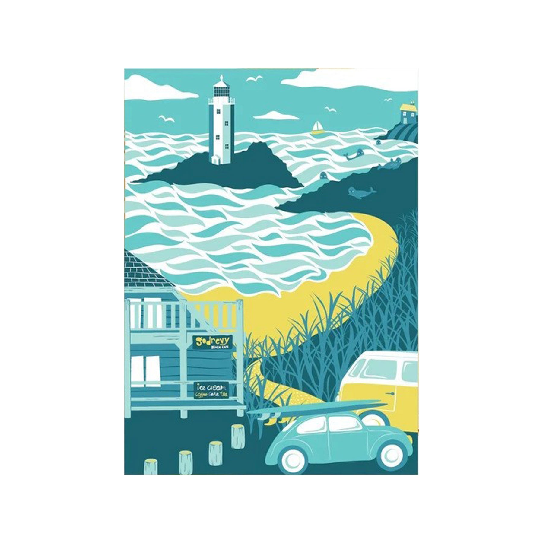 Godrevy greetings card