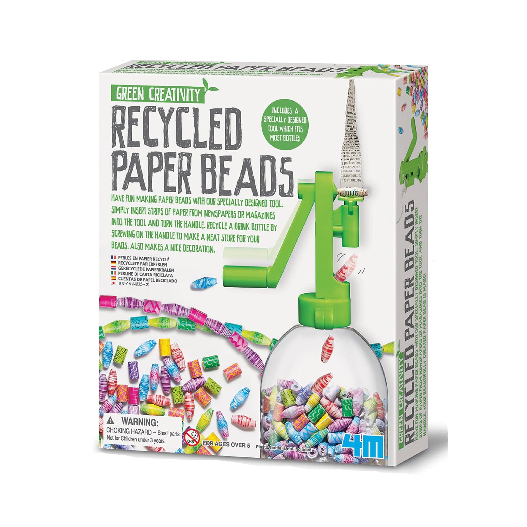 Recycled paper beads kit
