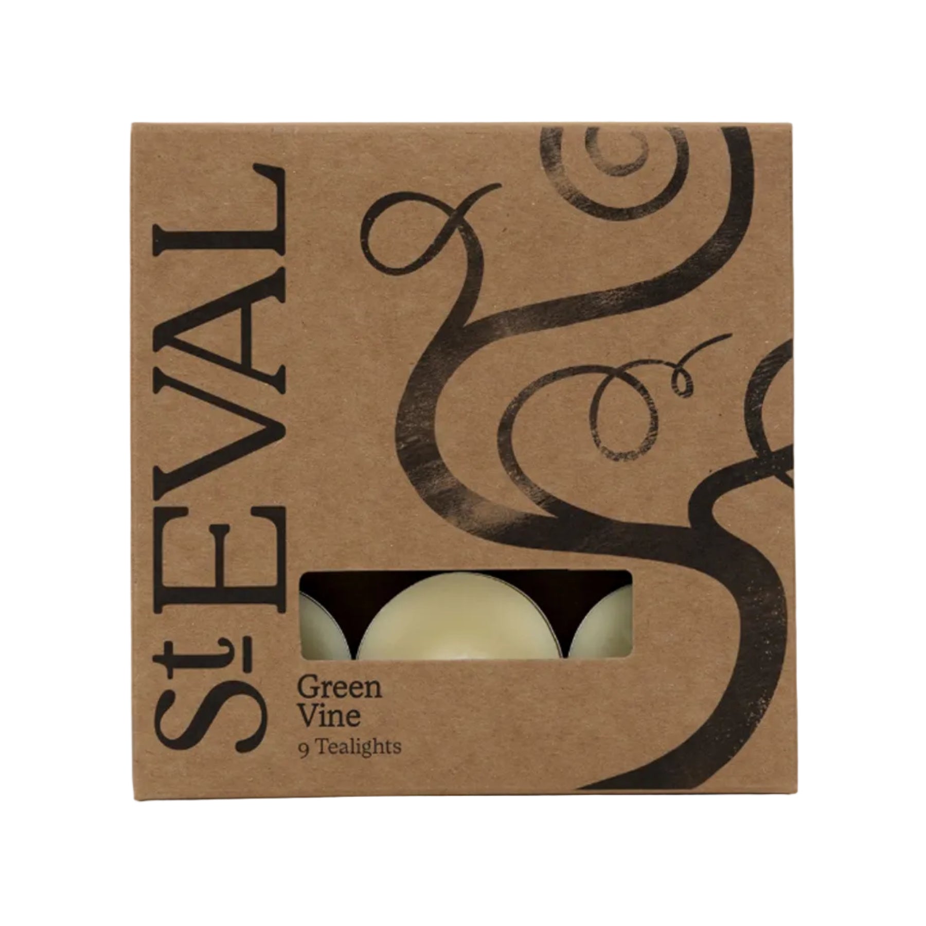 Green vine scented tealights