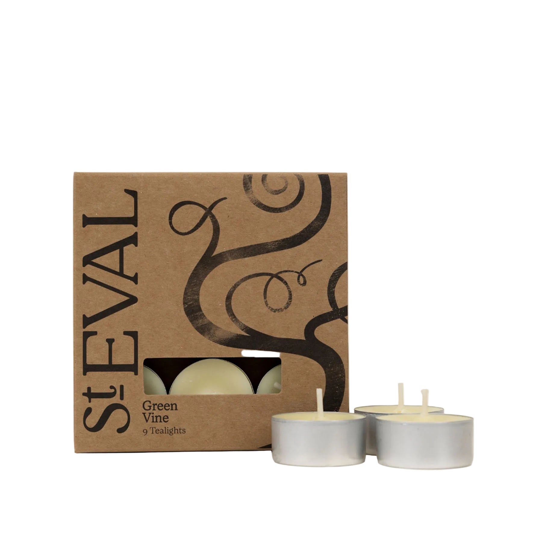 Green vine scented tealights
