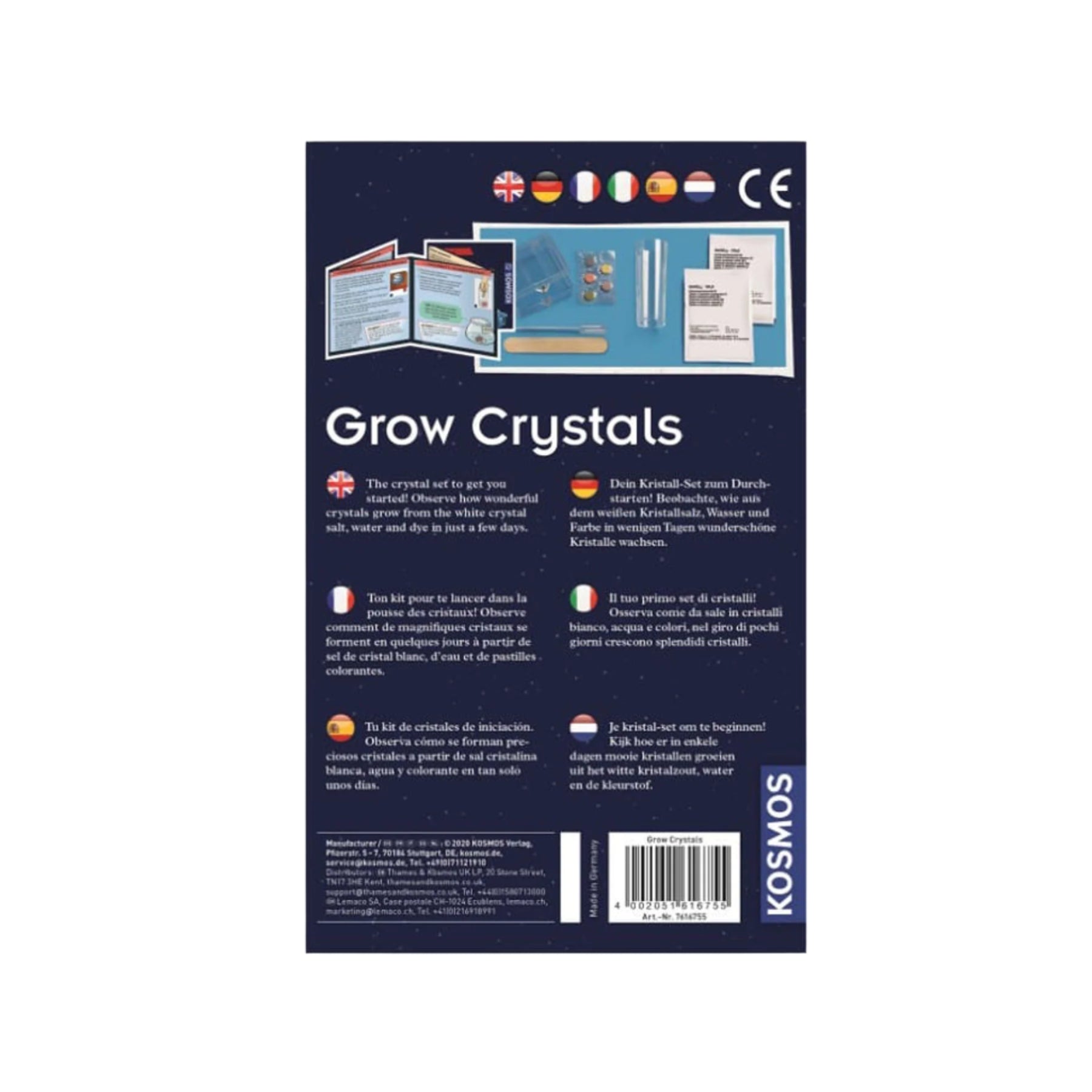 Grow crystals