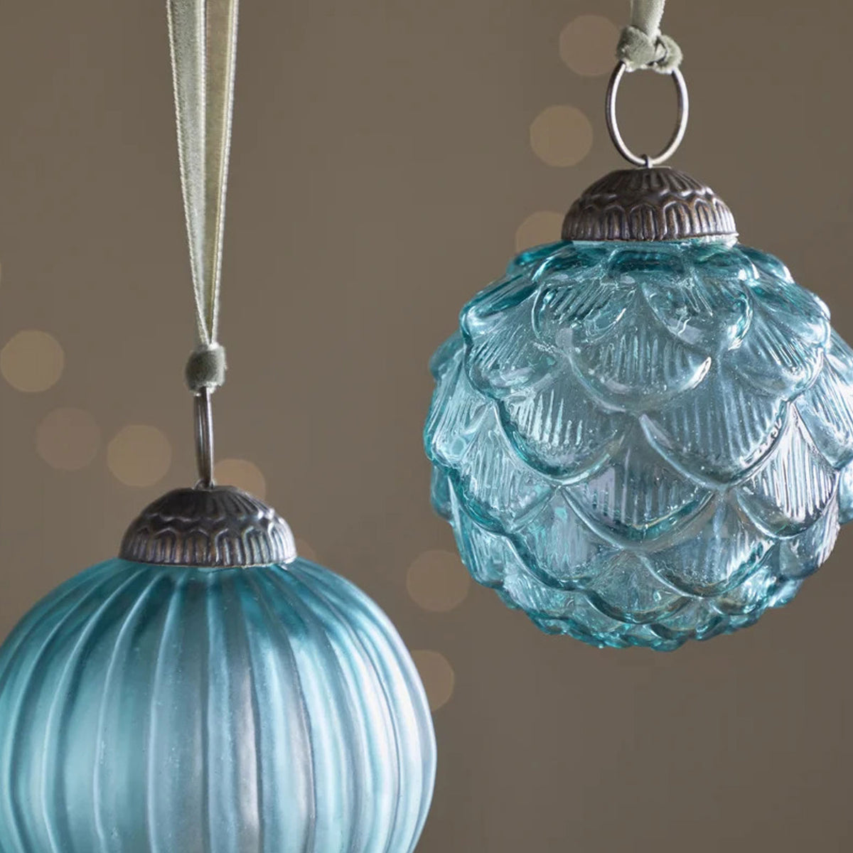 Hara bauble antique teal