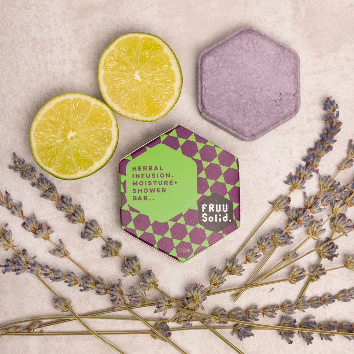 Herbal infusion shower bar
