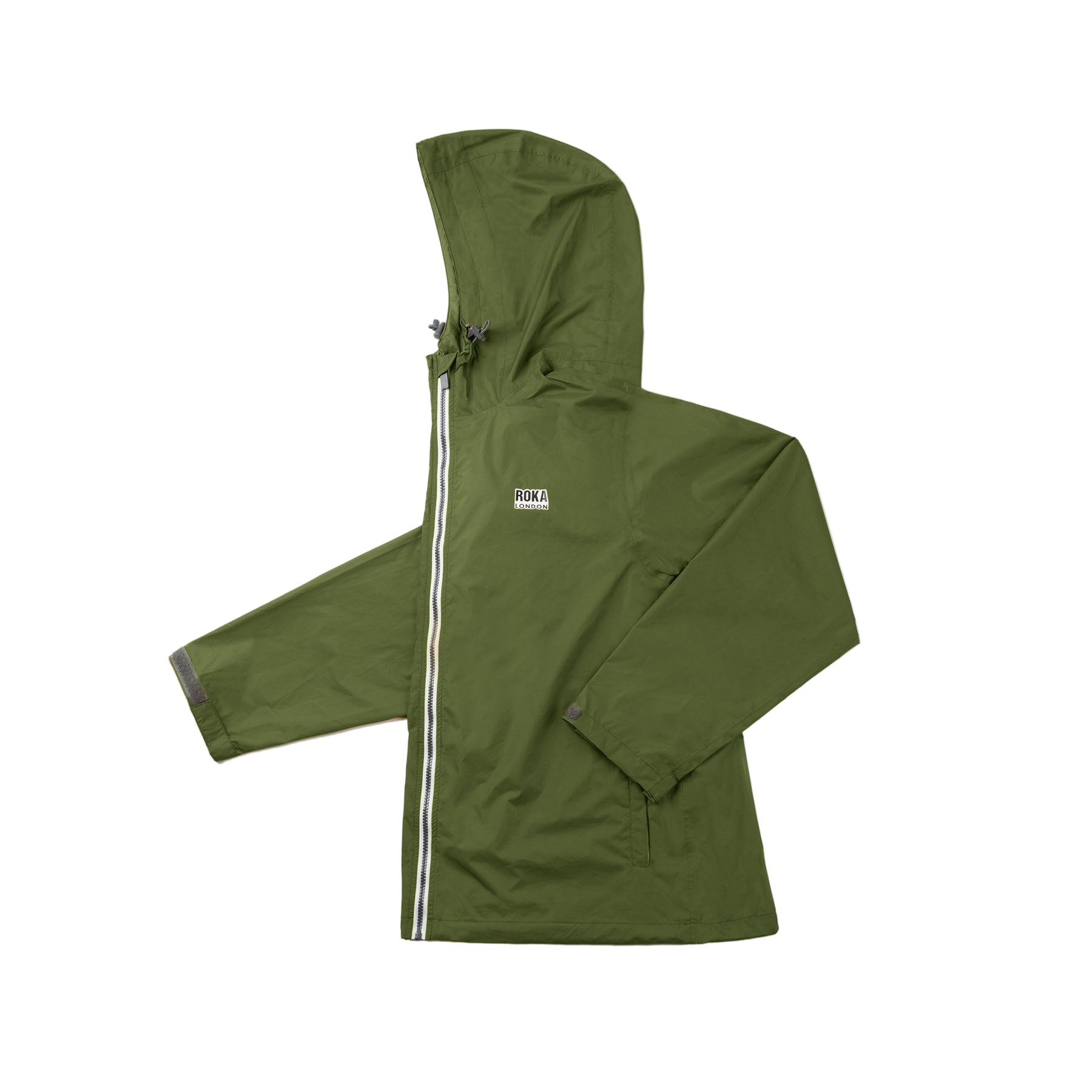Holborn jacket avocado recycled nylon ripstop