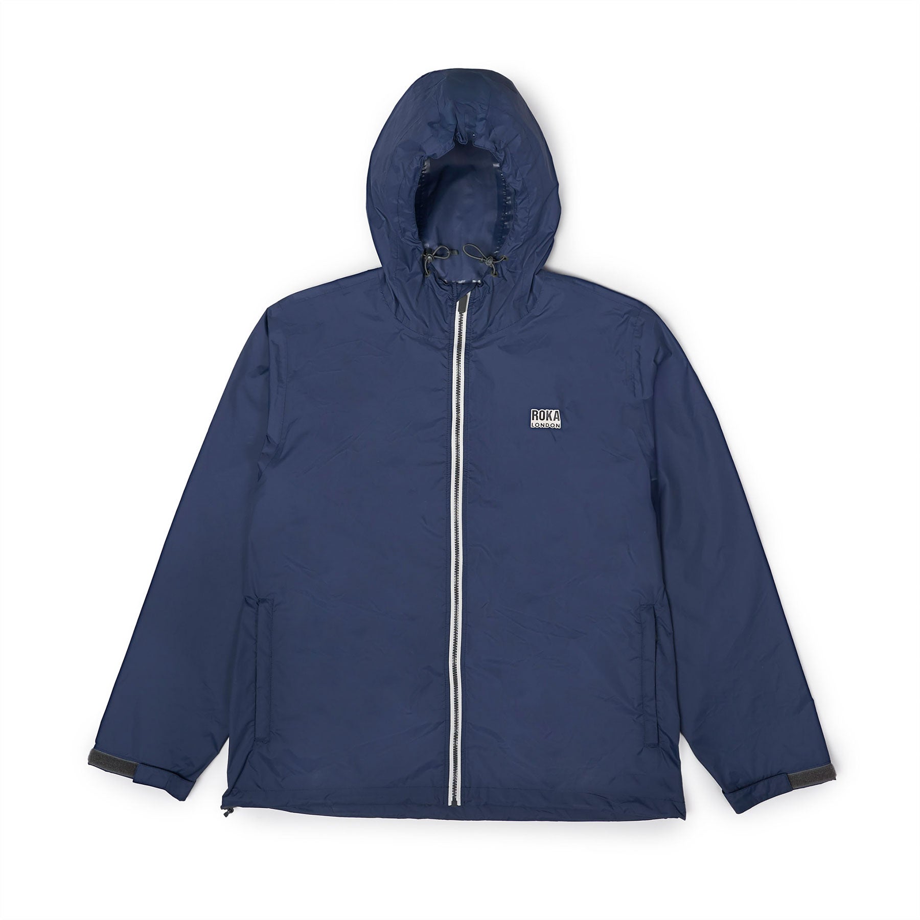 Holborn jacket deep blue recycled nylon ripstop