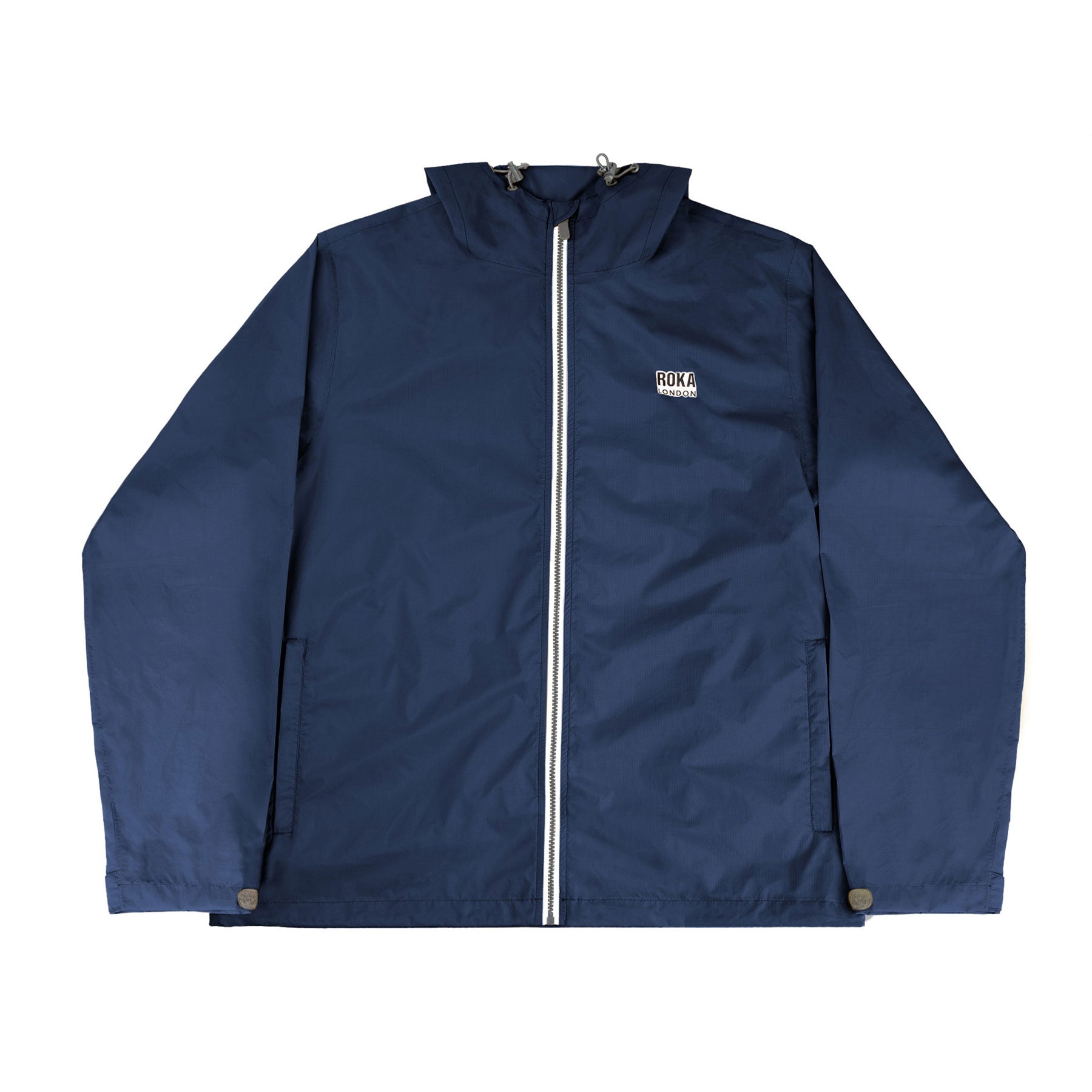 Holborn jacket deep blue recycled nylon ripstop
