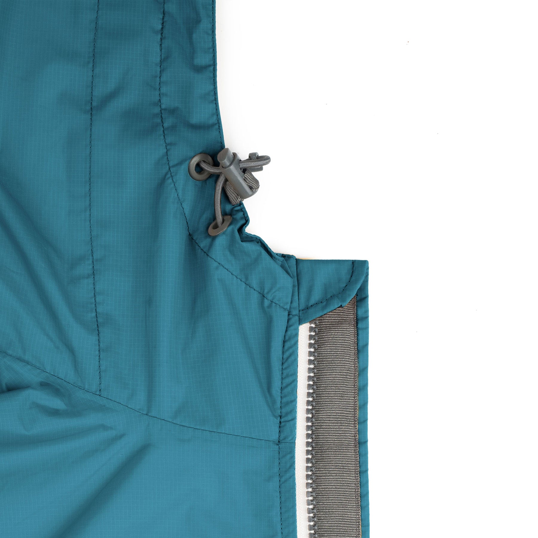 Holborn jacket teal recycled nylon ripstop