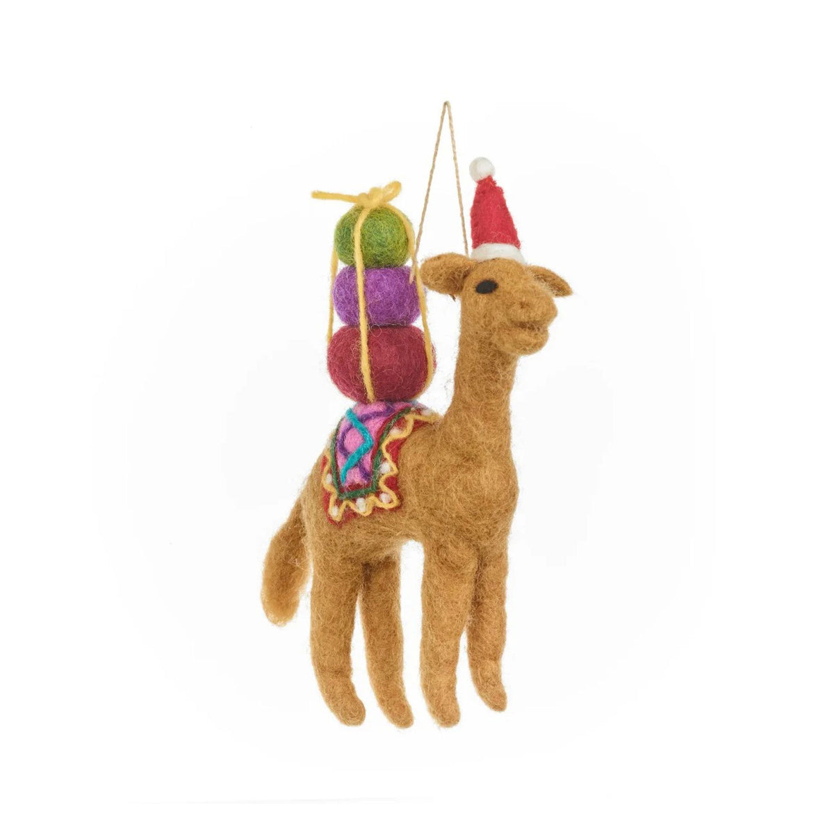 Humphrey the Christmas camel hanging decoration
